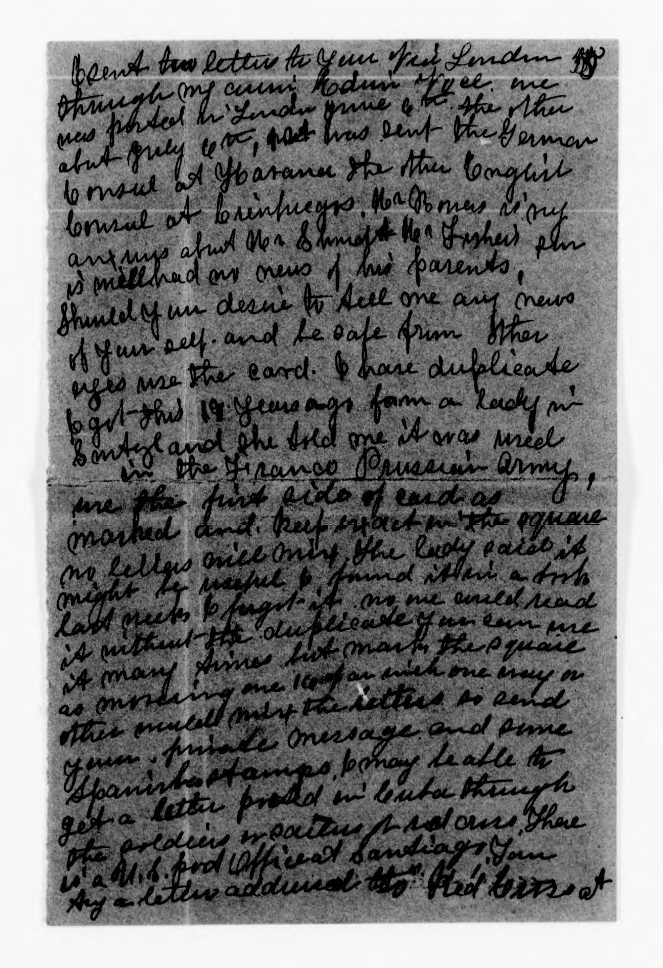 Scanned image of the current content page