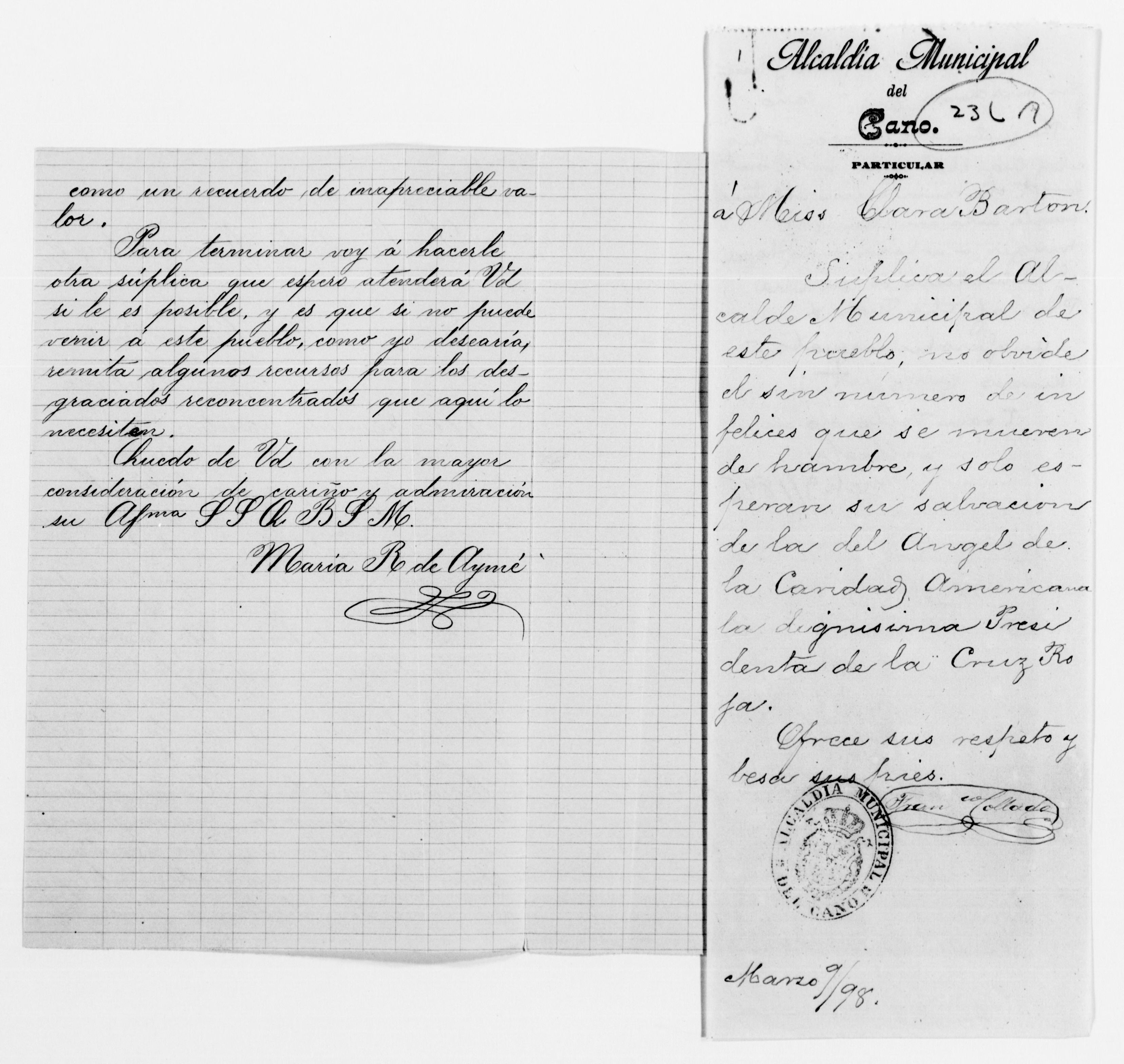 Scanned image of the current content page