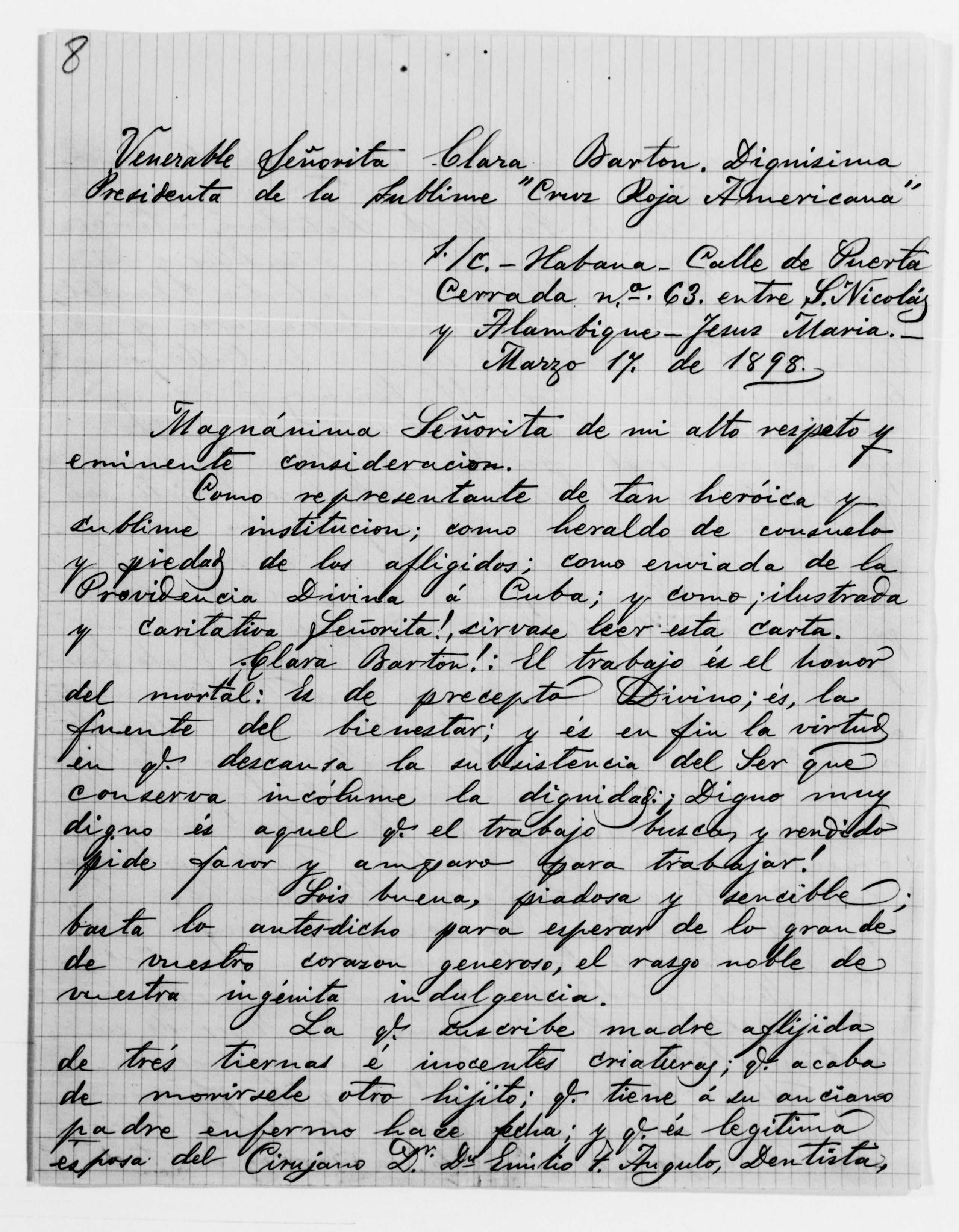 Scanned image of the current content page