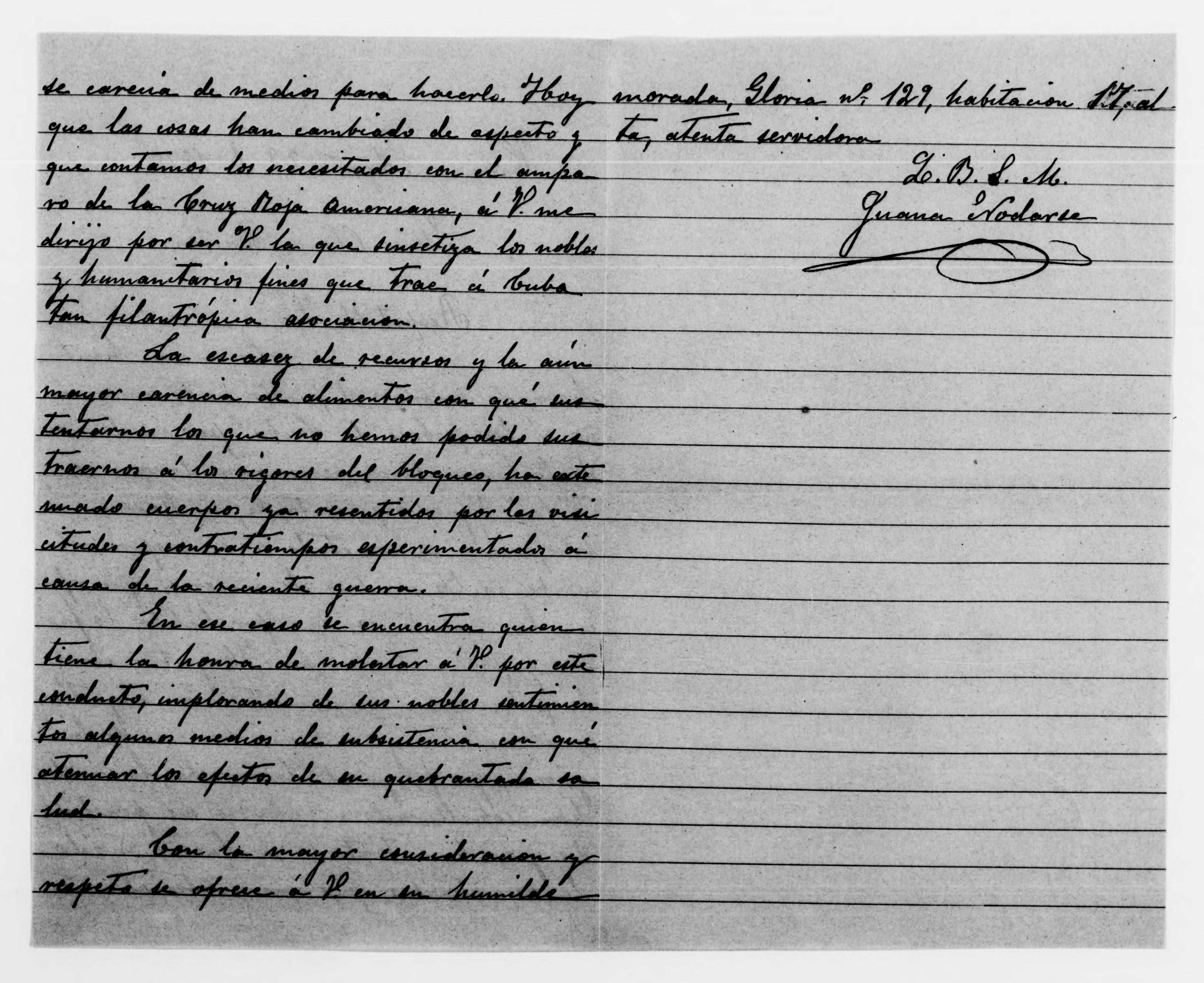 Scanned image of the current content page