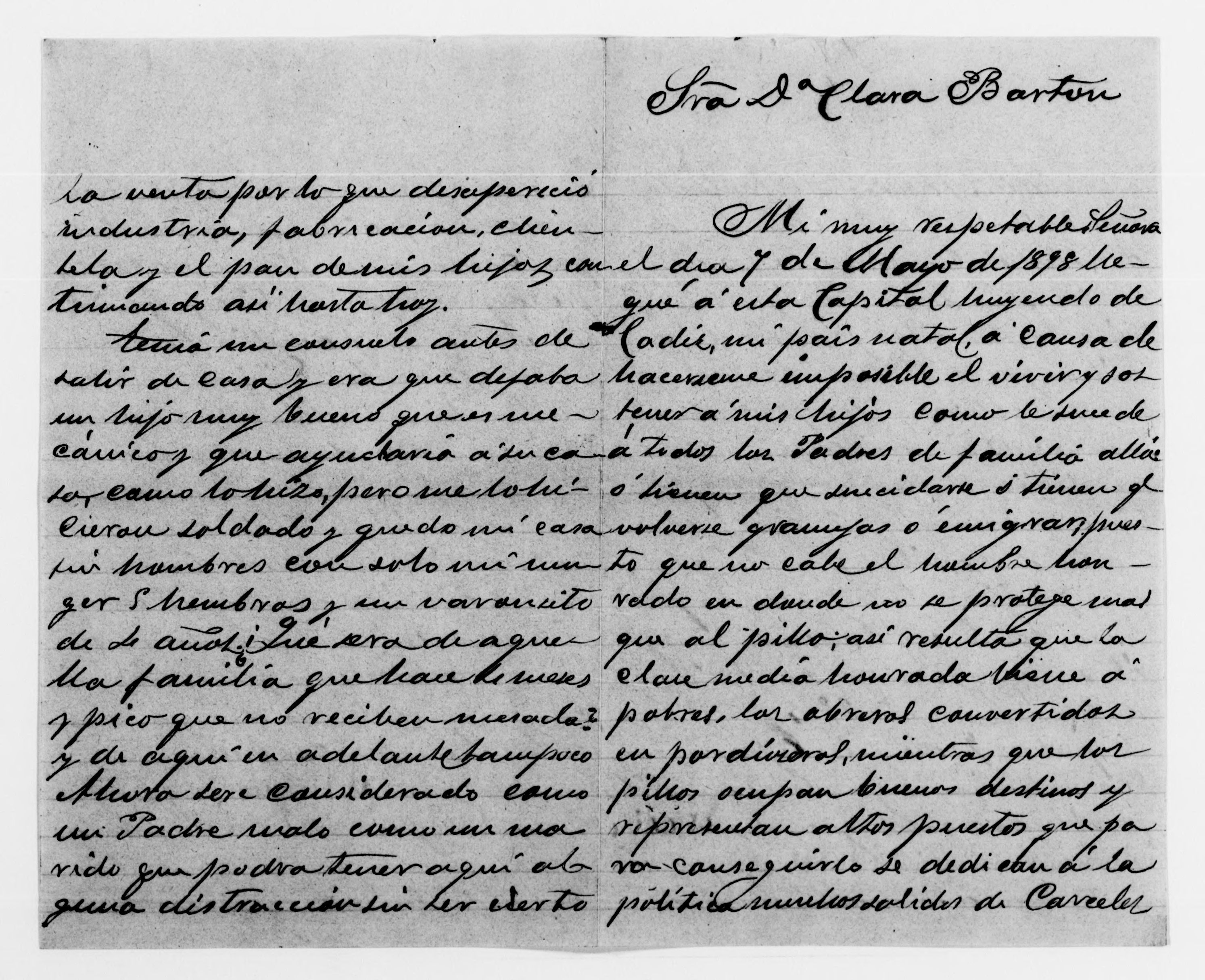 Scanned image of the current content page