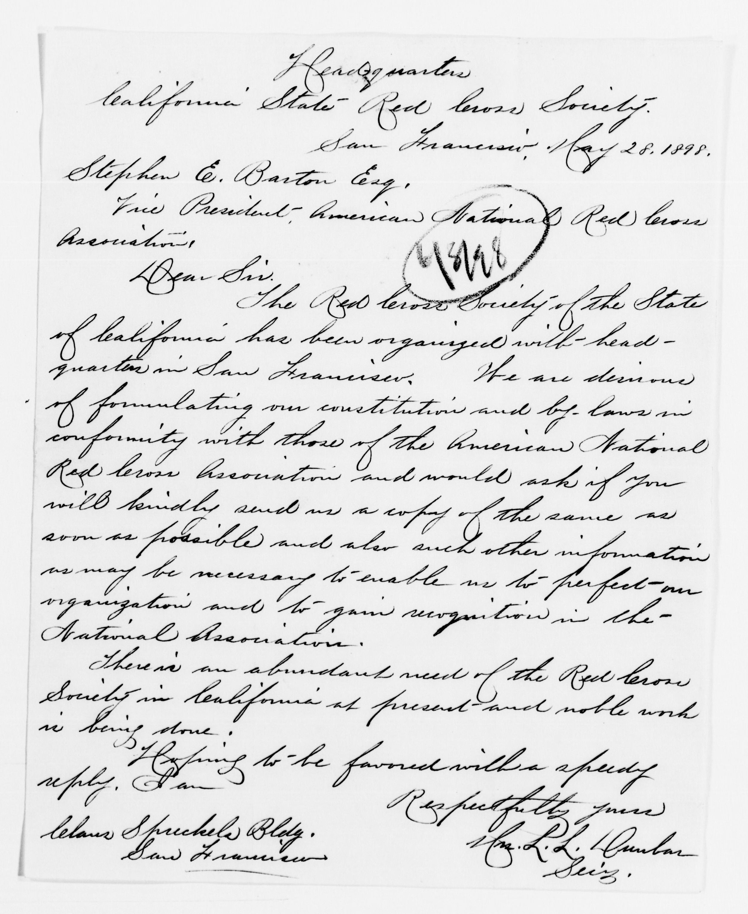 Scanned image of the current content page