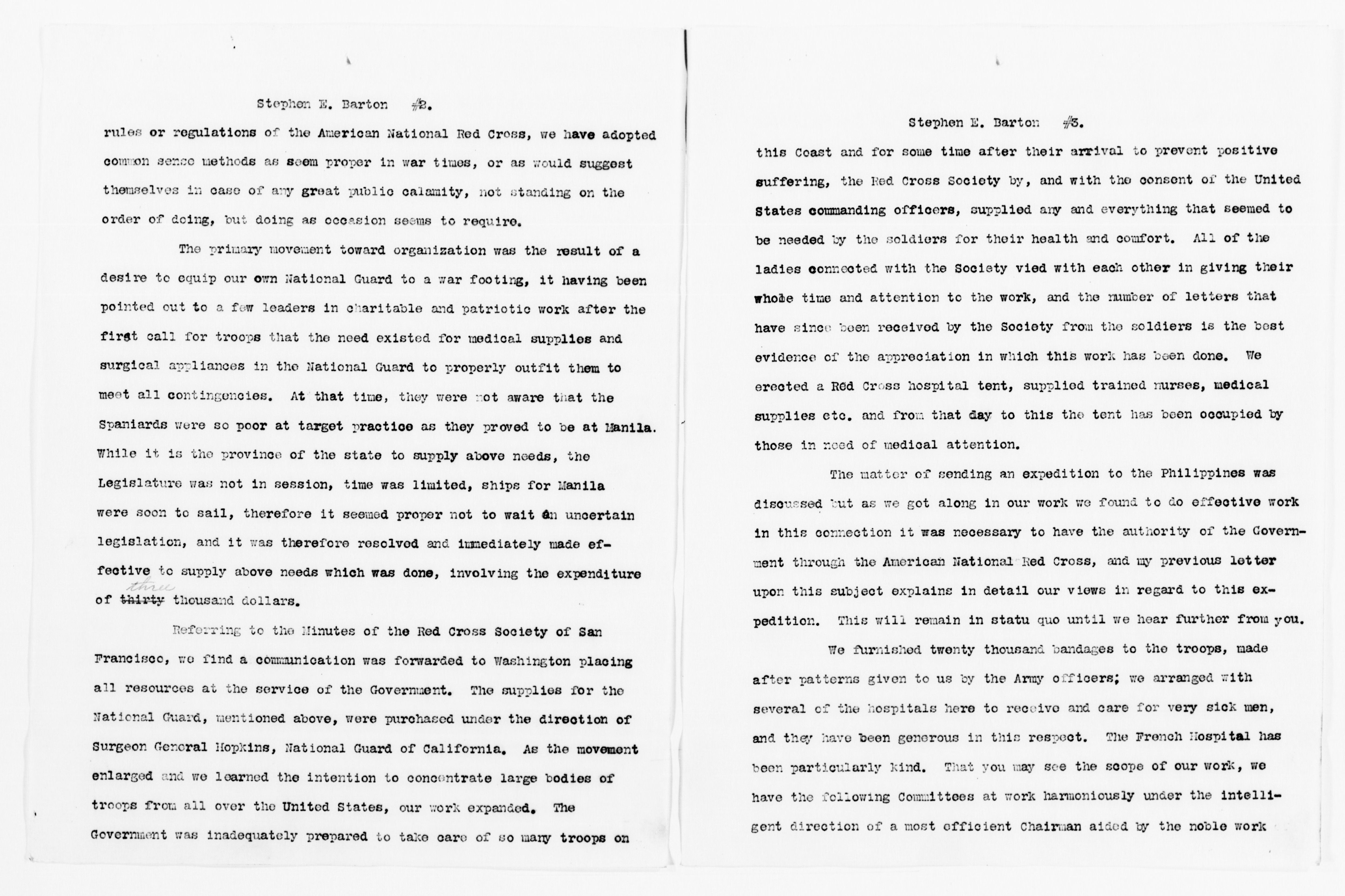 Scanned image of the current content page