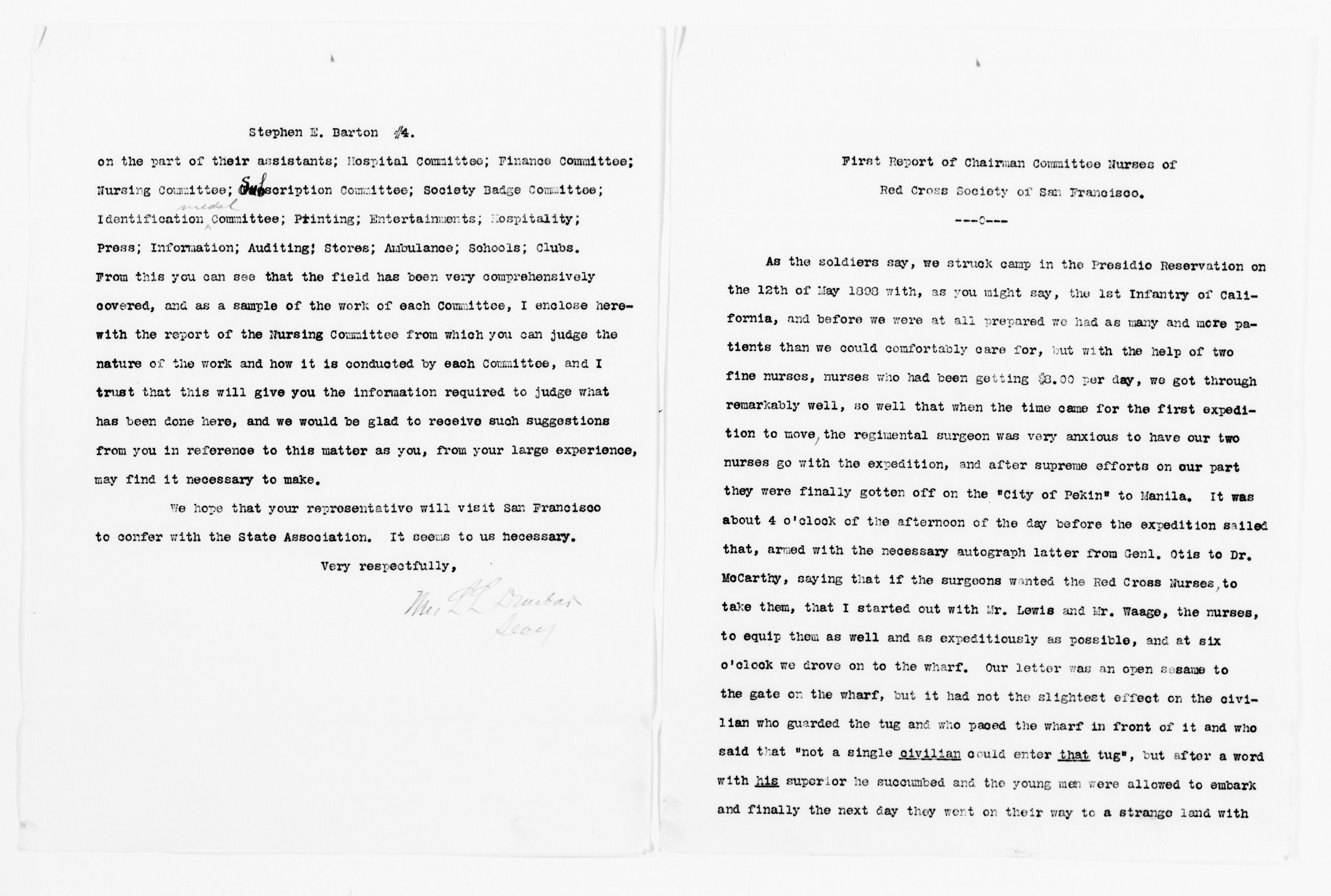 Scanned image of the current content page