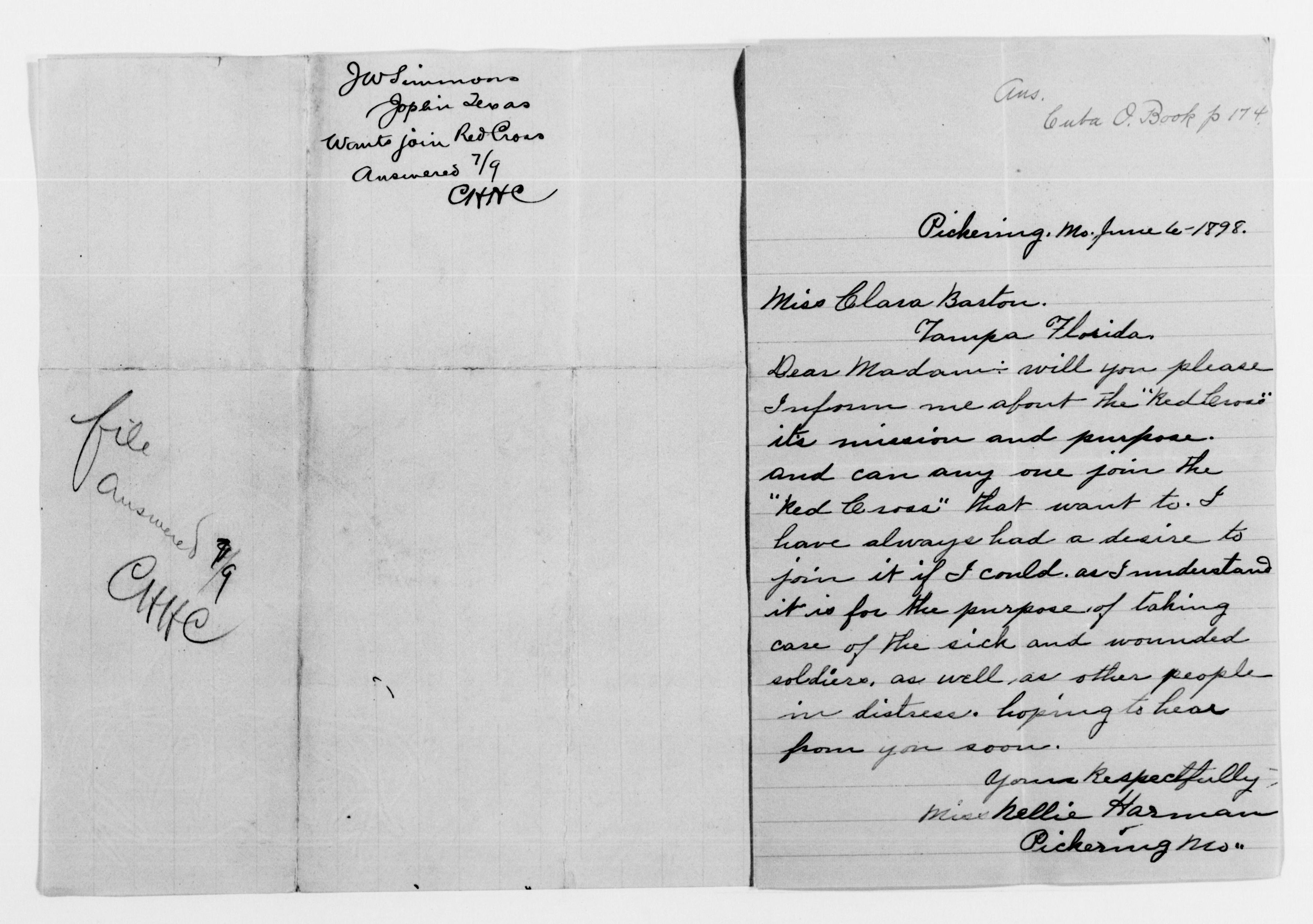 Scanned image of the current content page