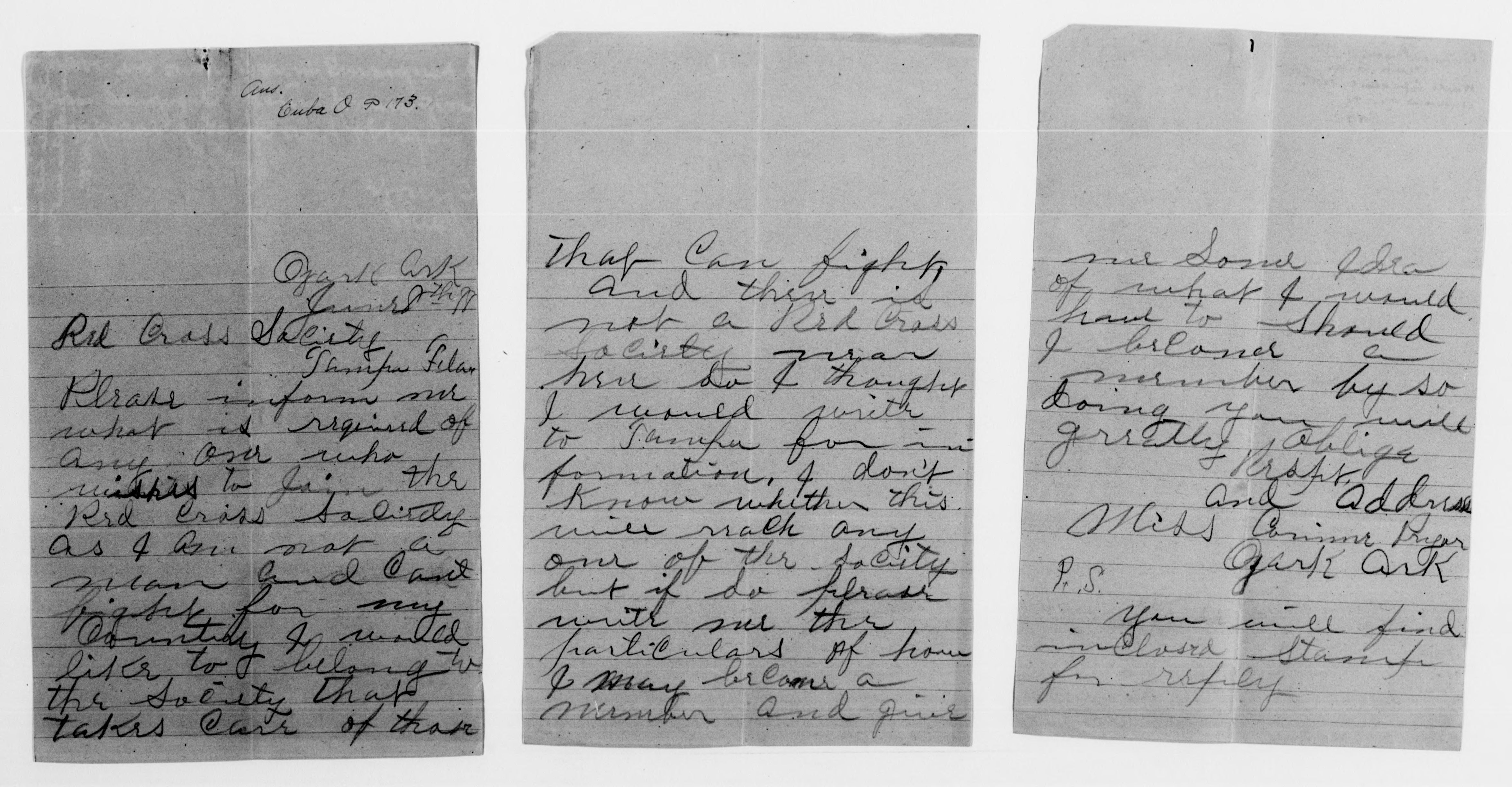 Scanned image of the current content page