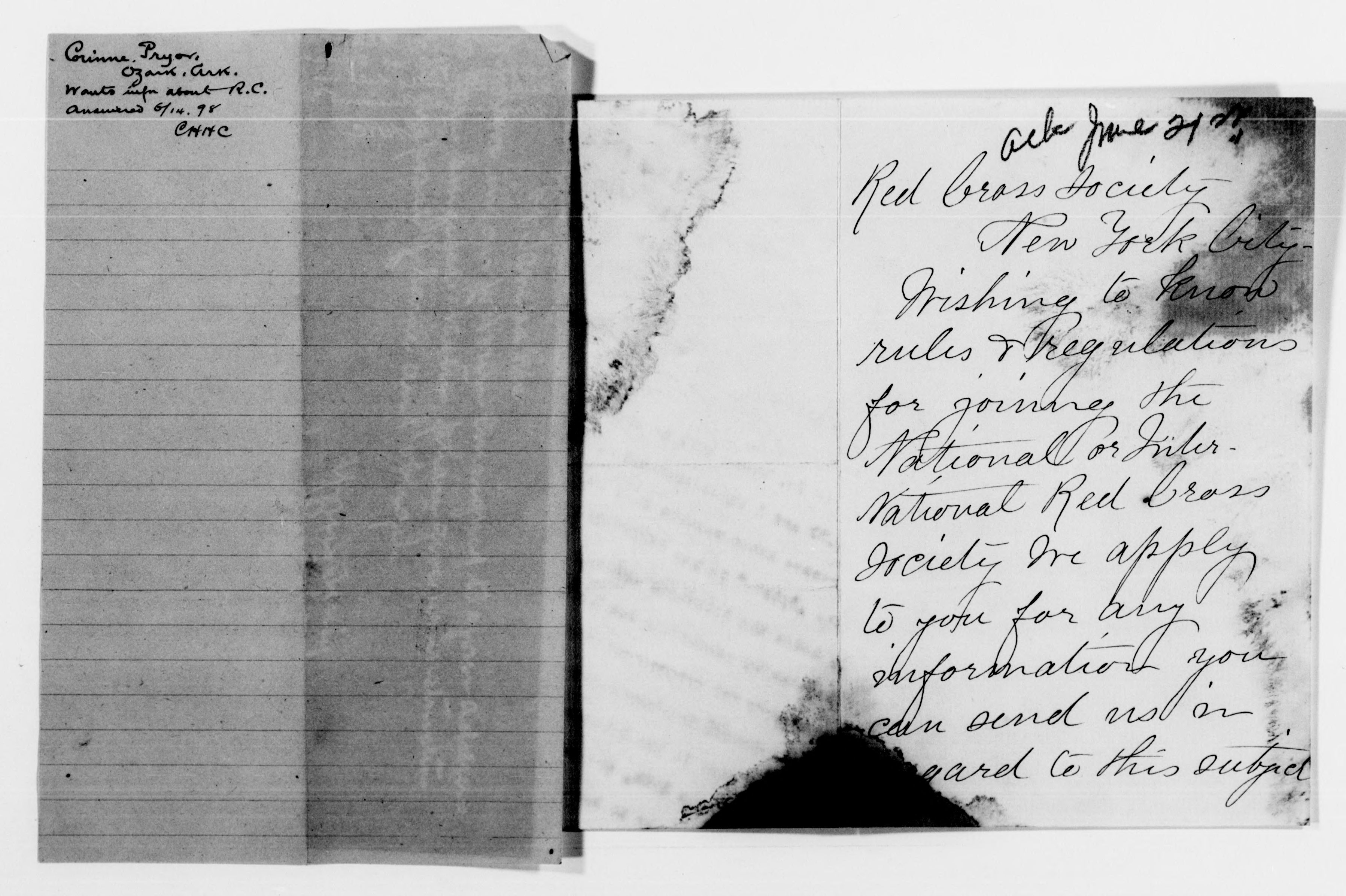 Scanned image of the current content page