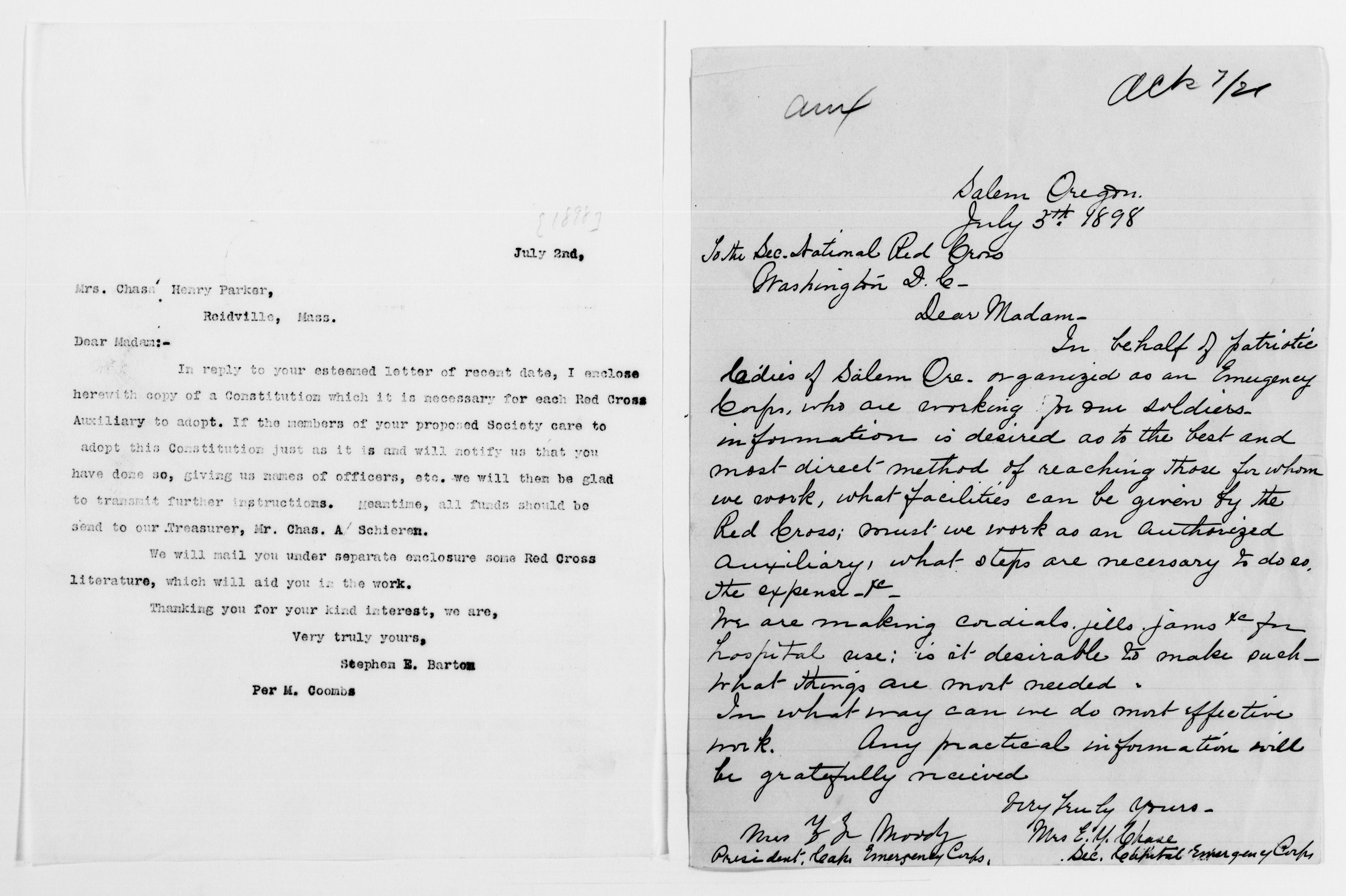 Scanned image of the current content page
