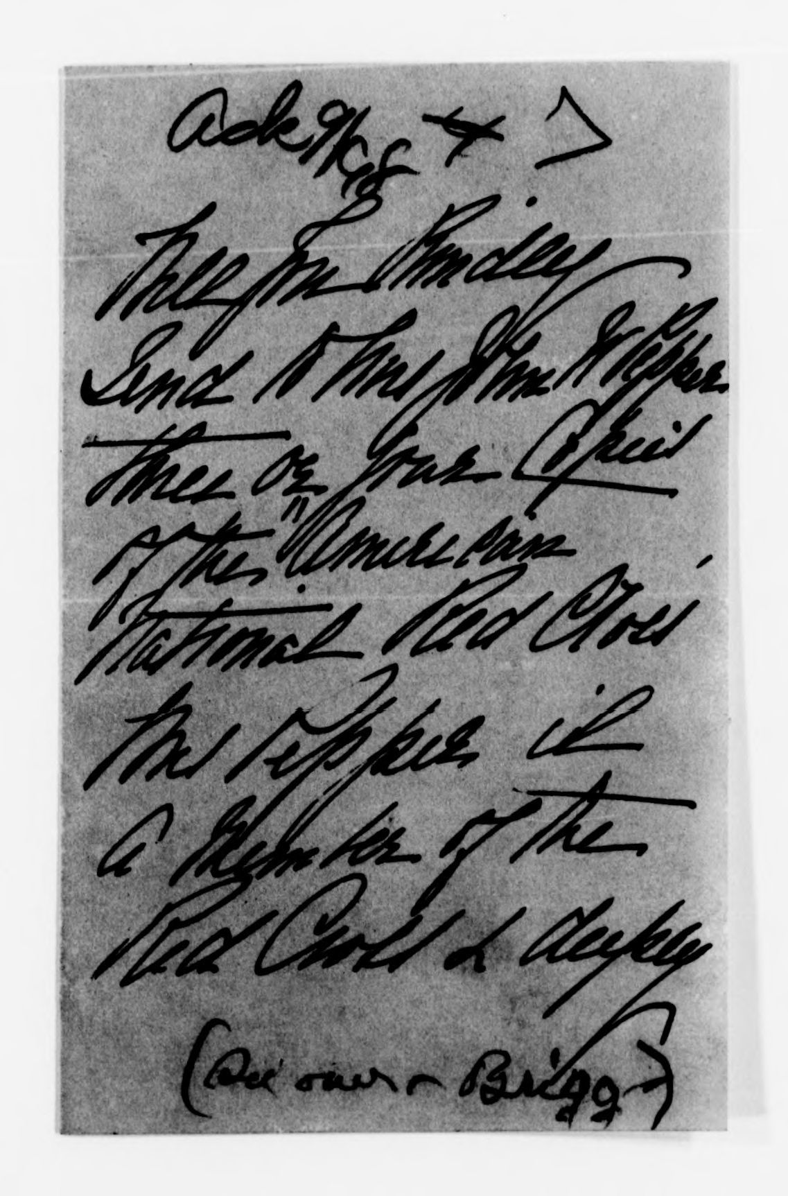 Scanned image of the current content page