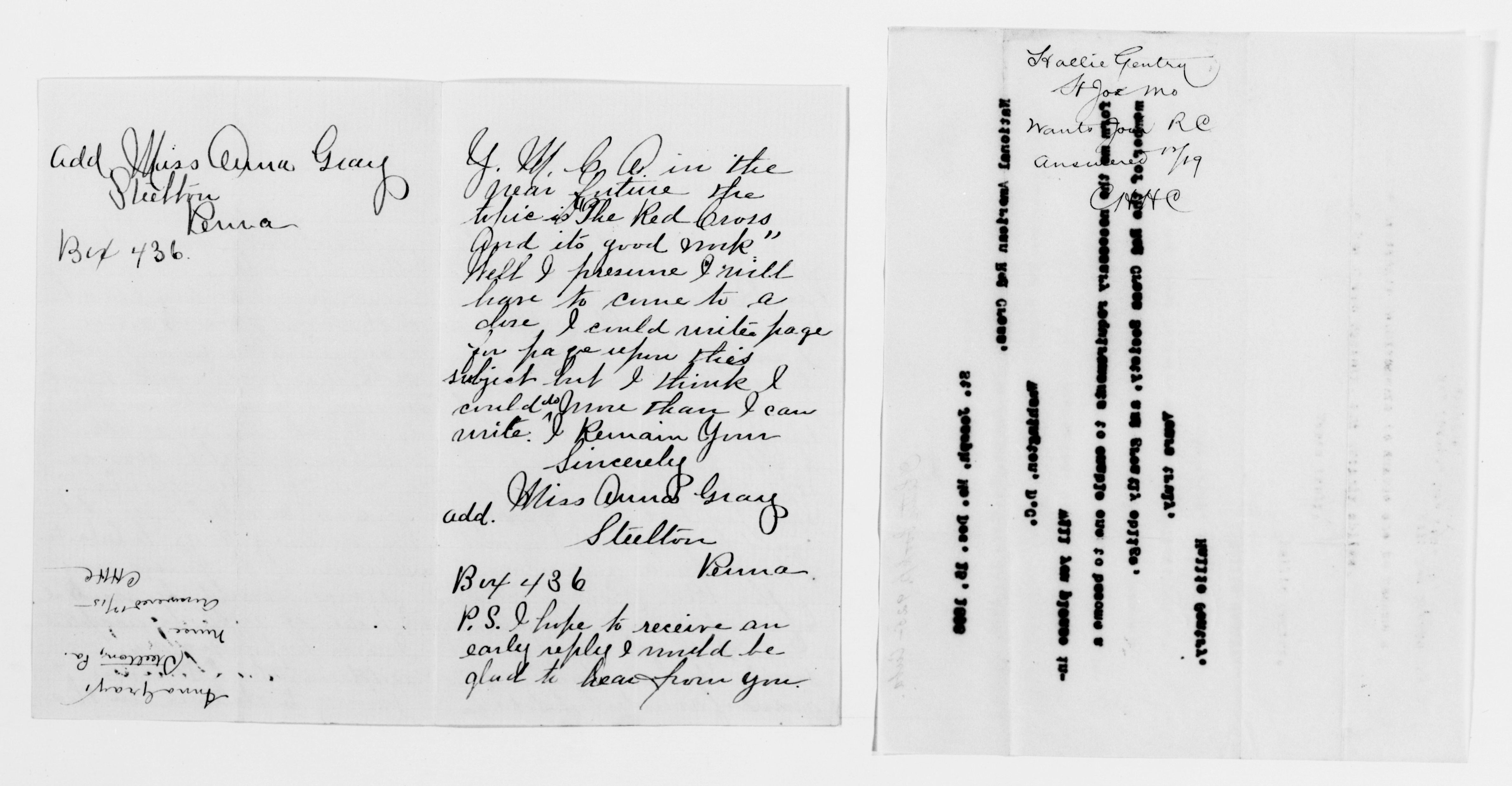 Scanned image of the current content page