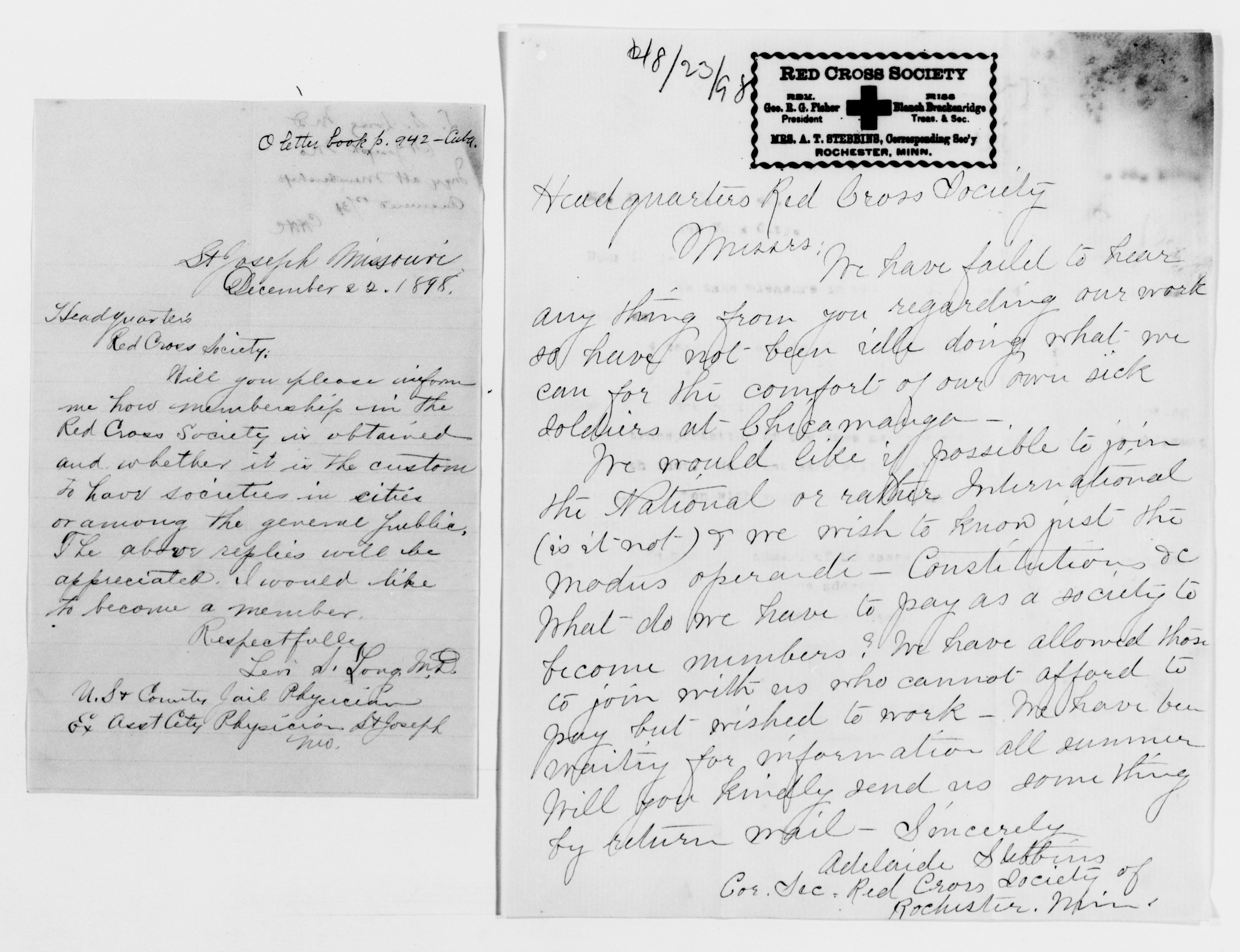 Scanned image of the current content page