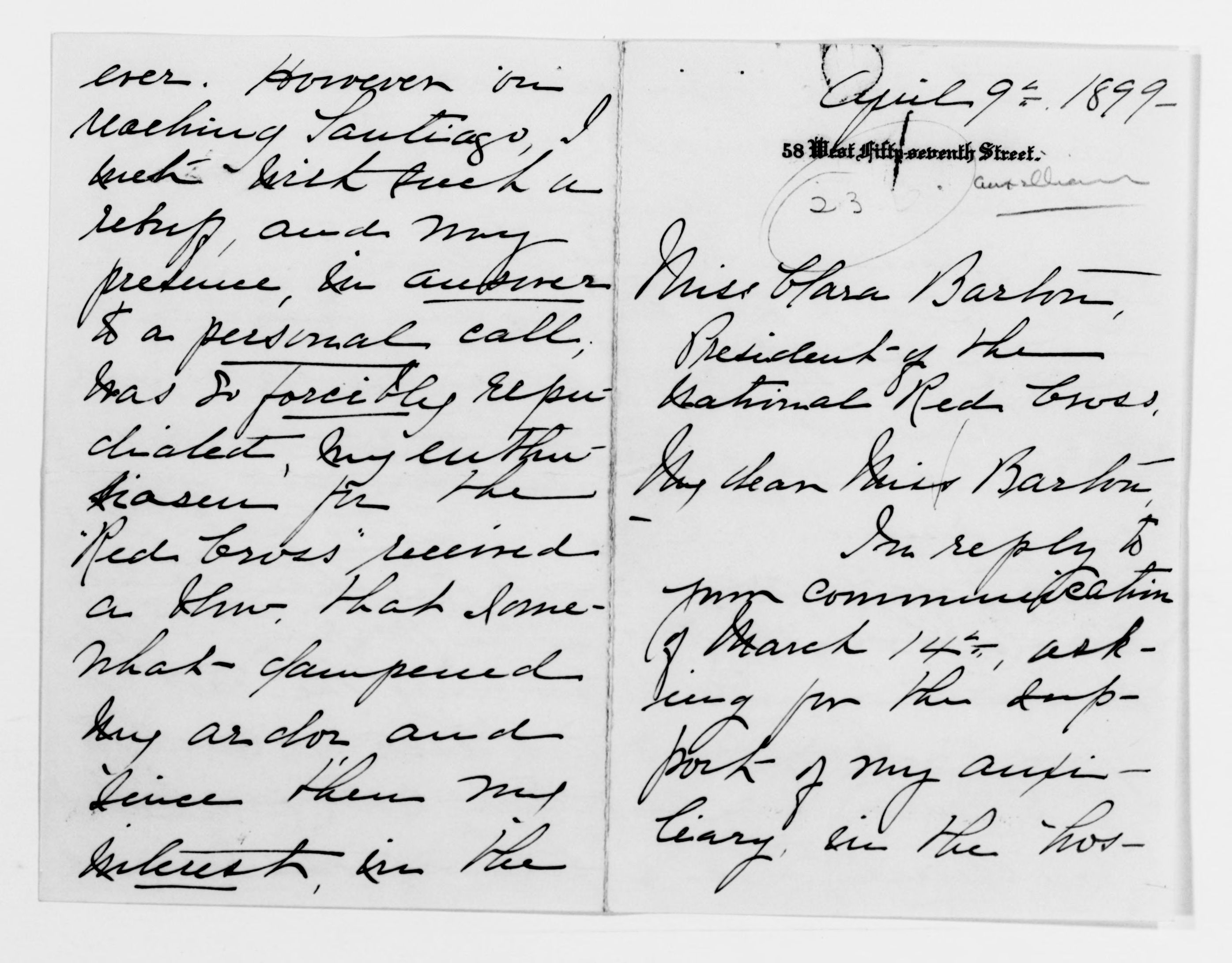 Scanned image of the current content page