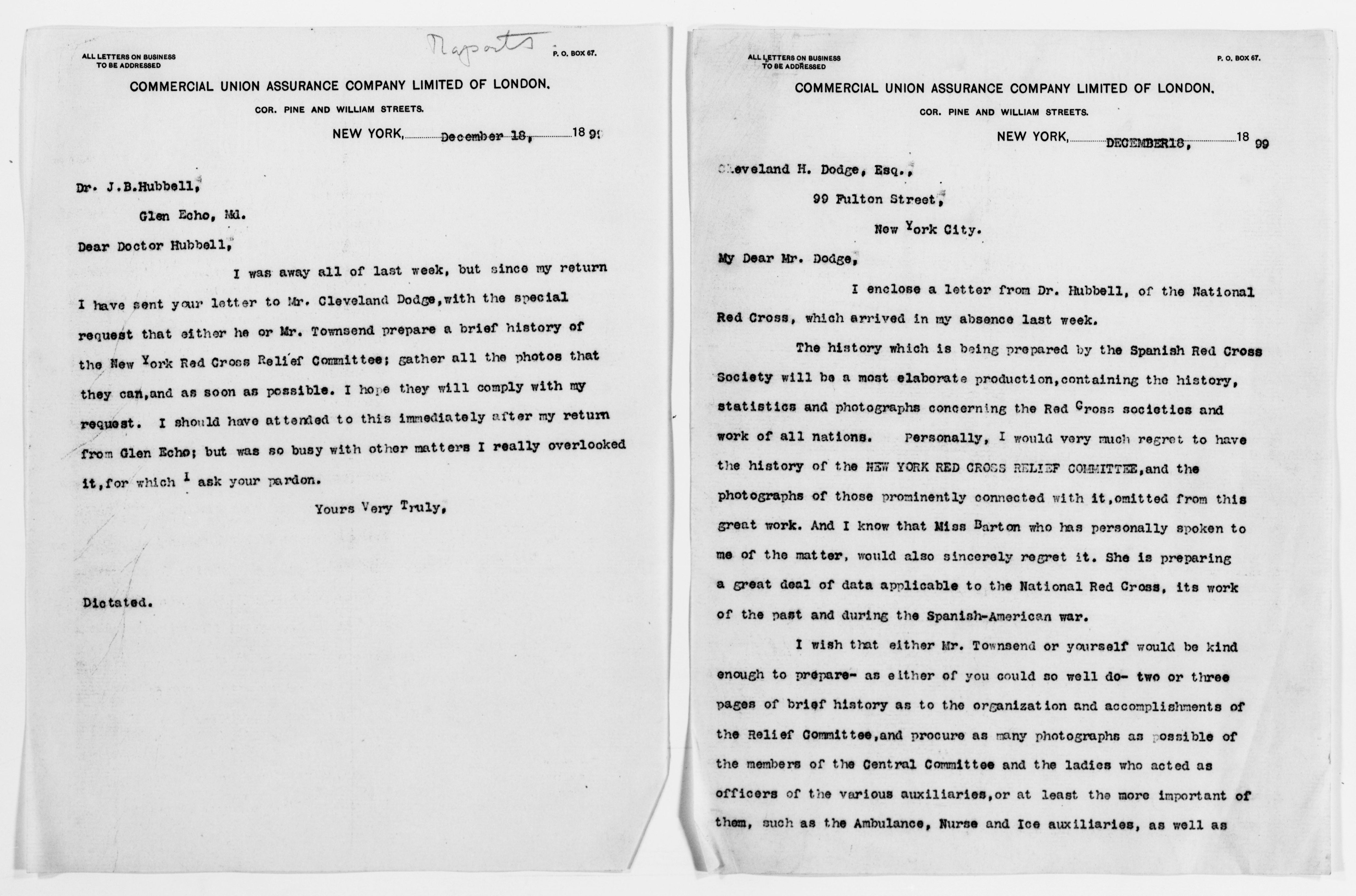 Scanned image of the current content page