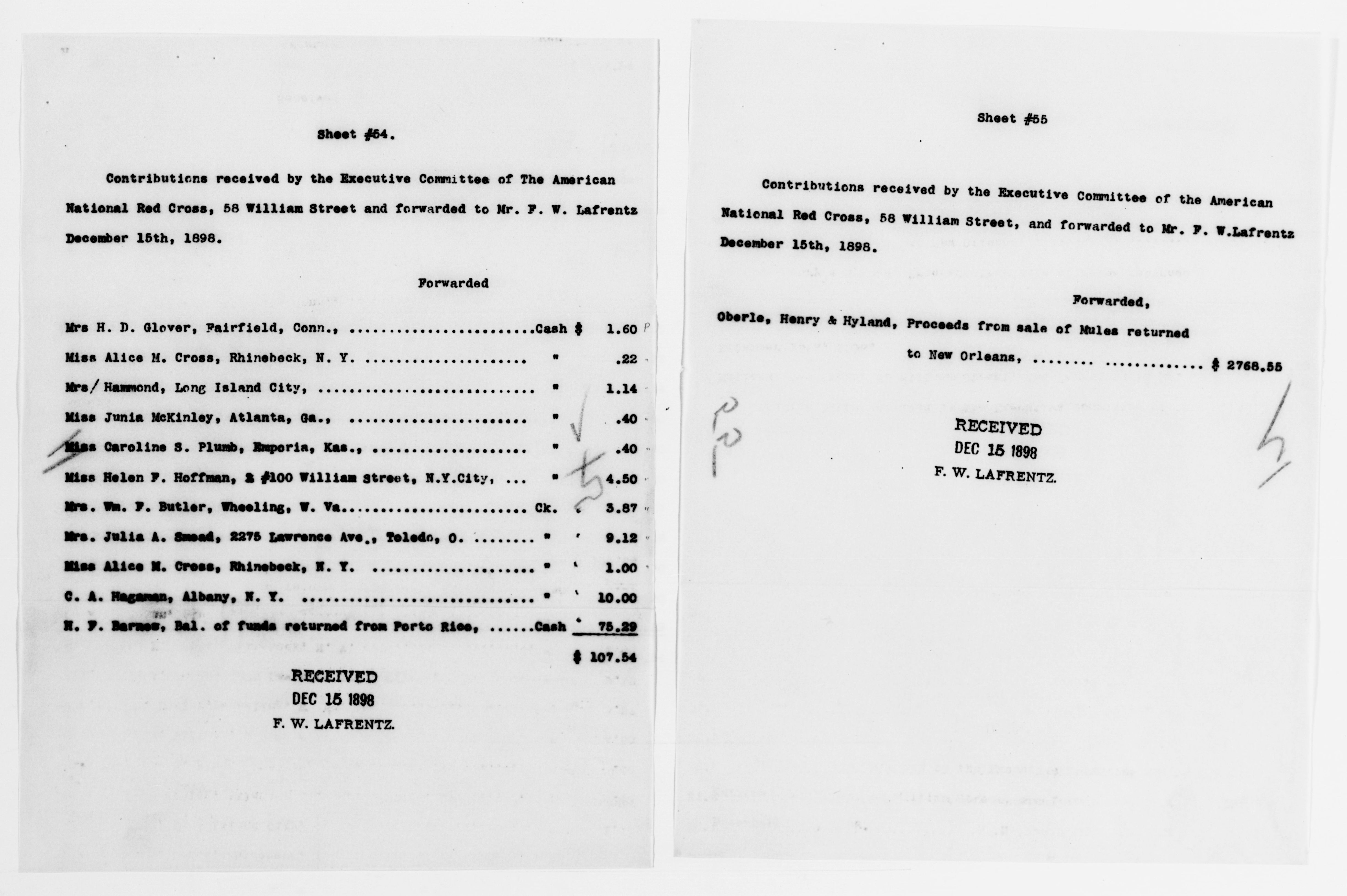 Scanned image of the current content page