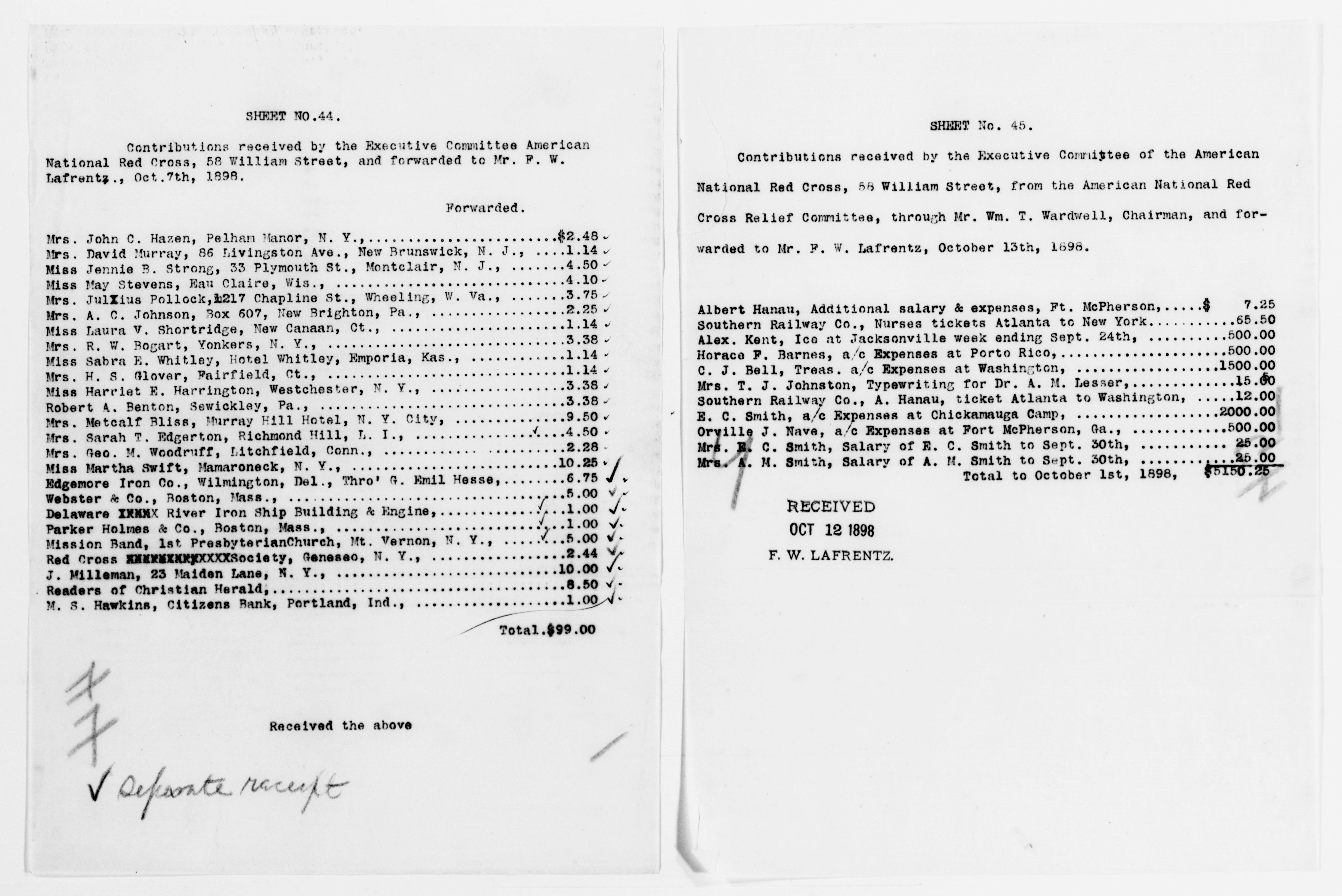 Scanned image of the current content page