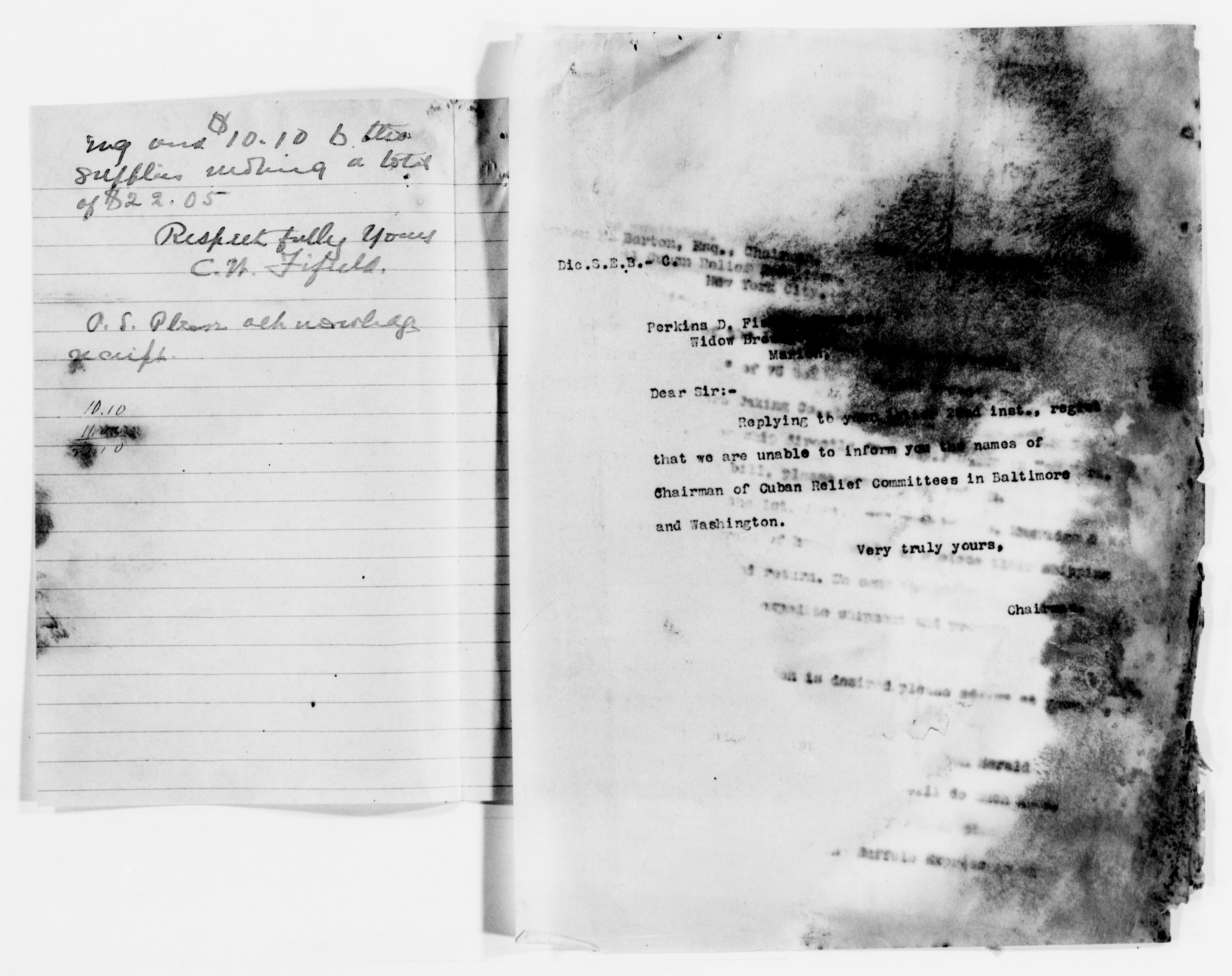 Scanned image of the current content page