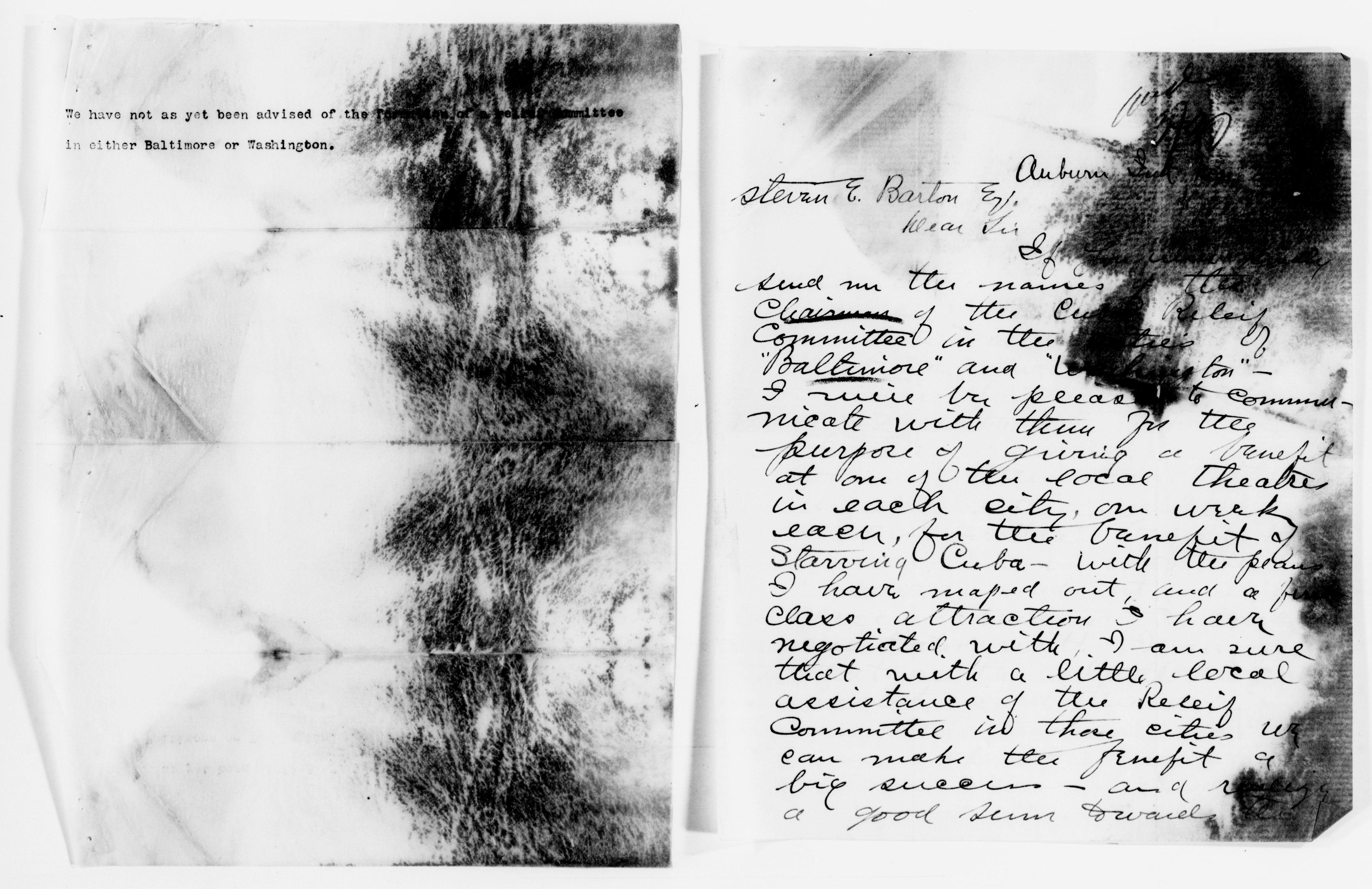 Scanned image of the current content page