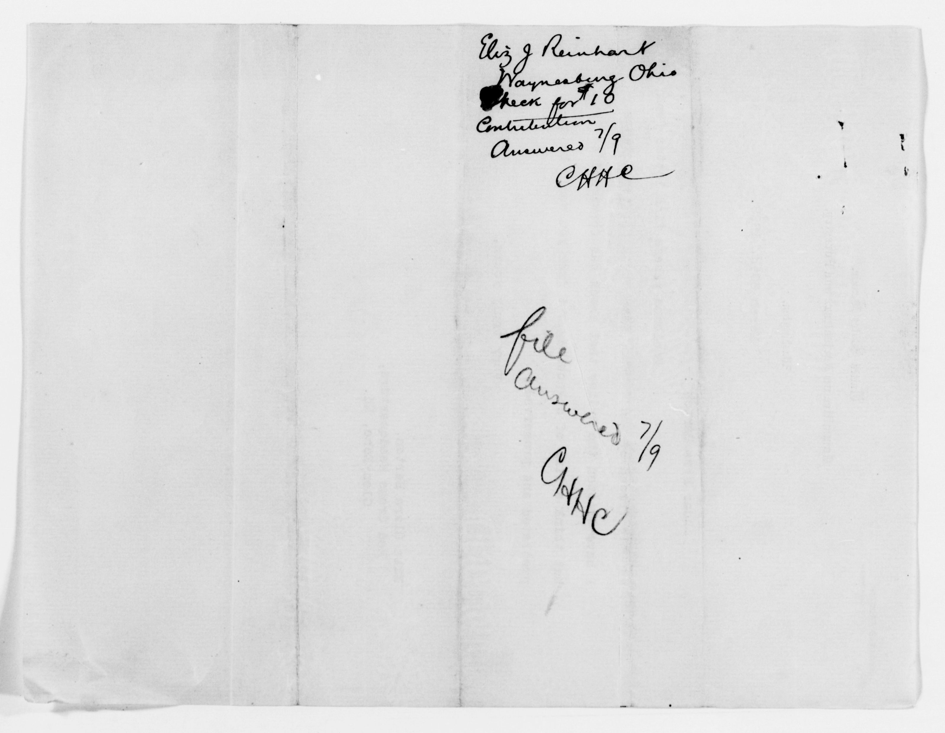 Scanned image of the current content page