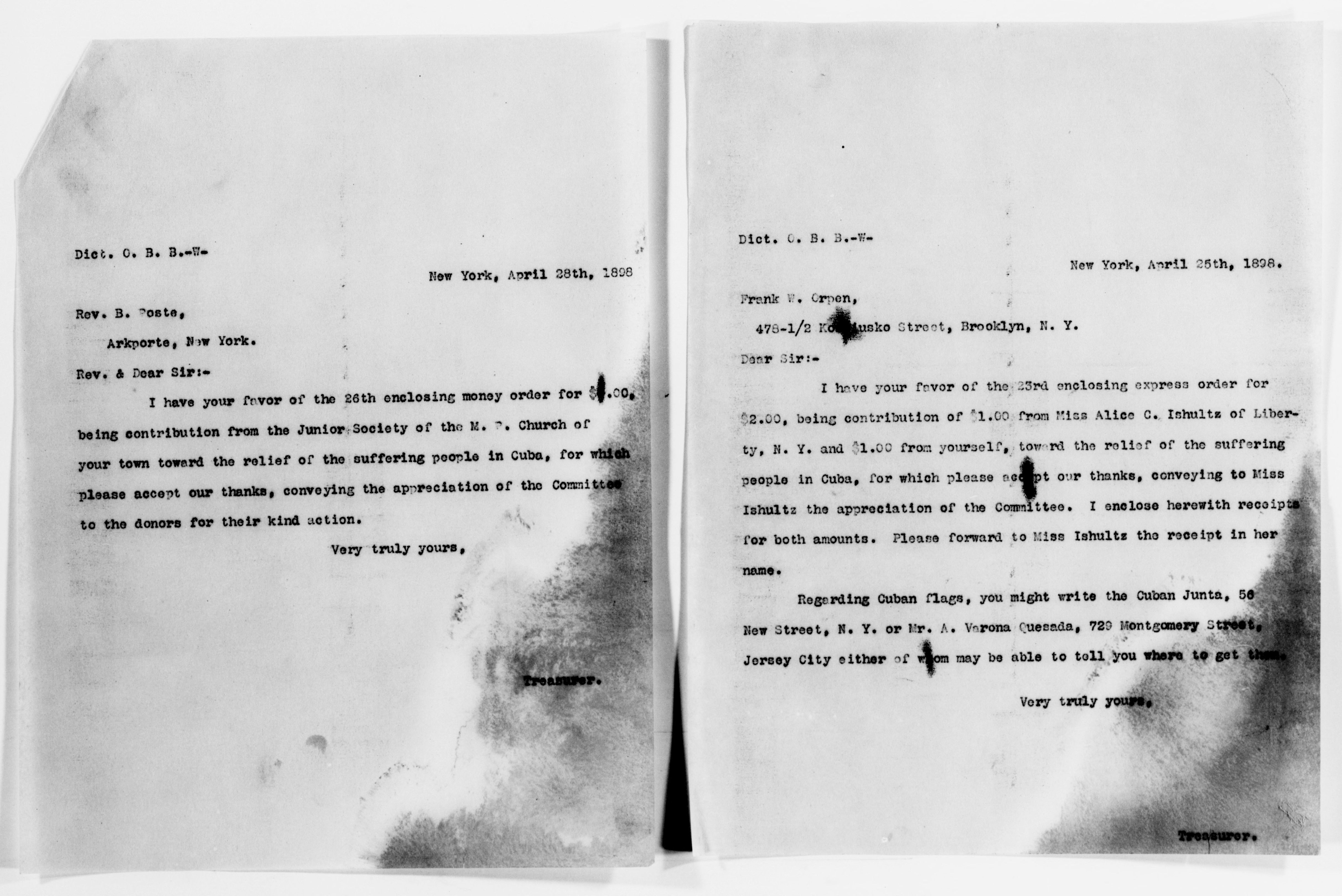 Scanned image of the current content page