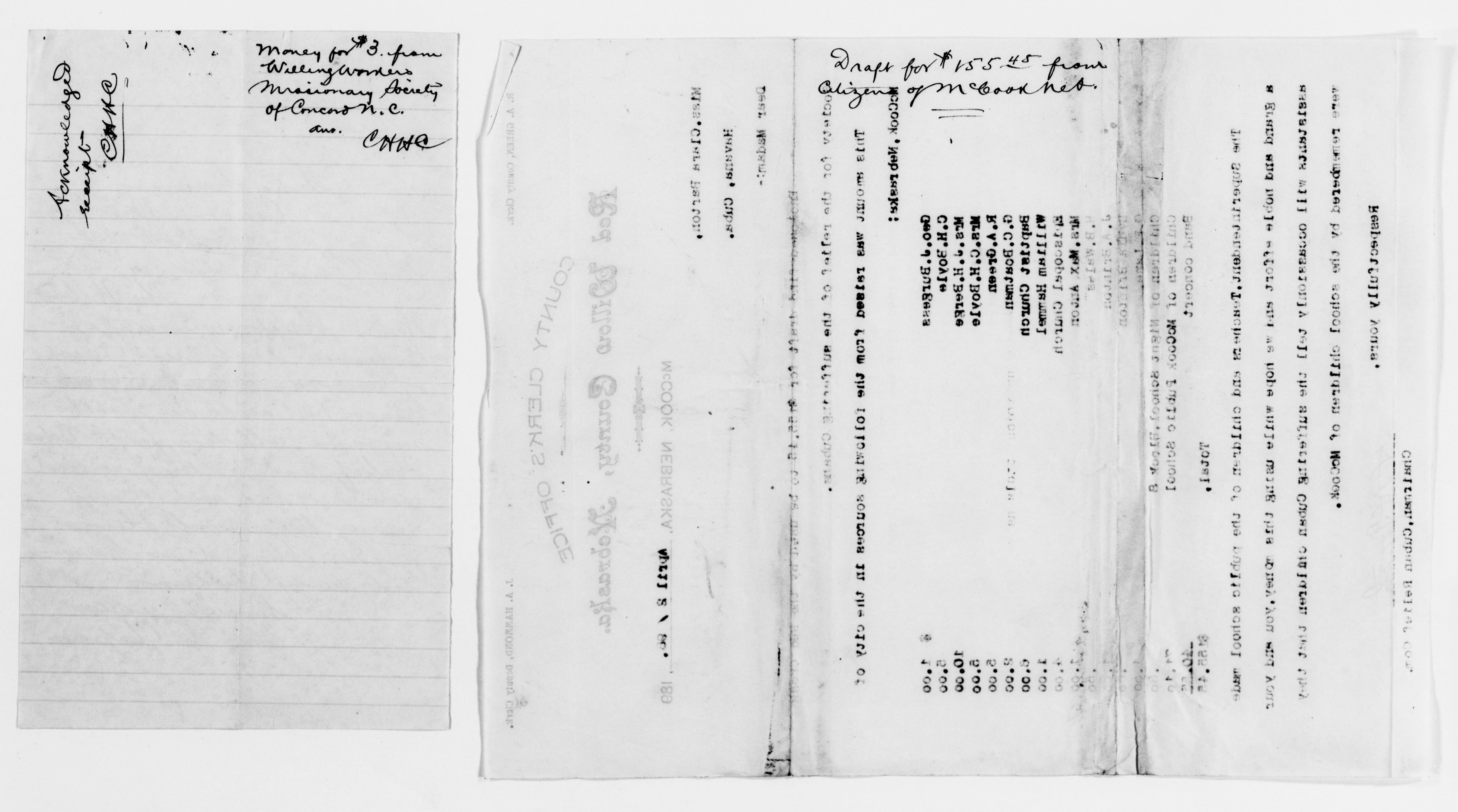 Scanned image of the current content page