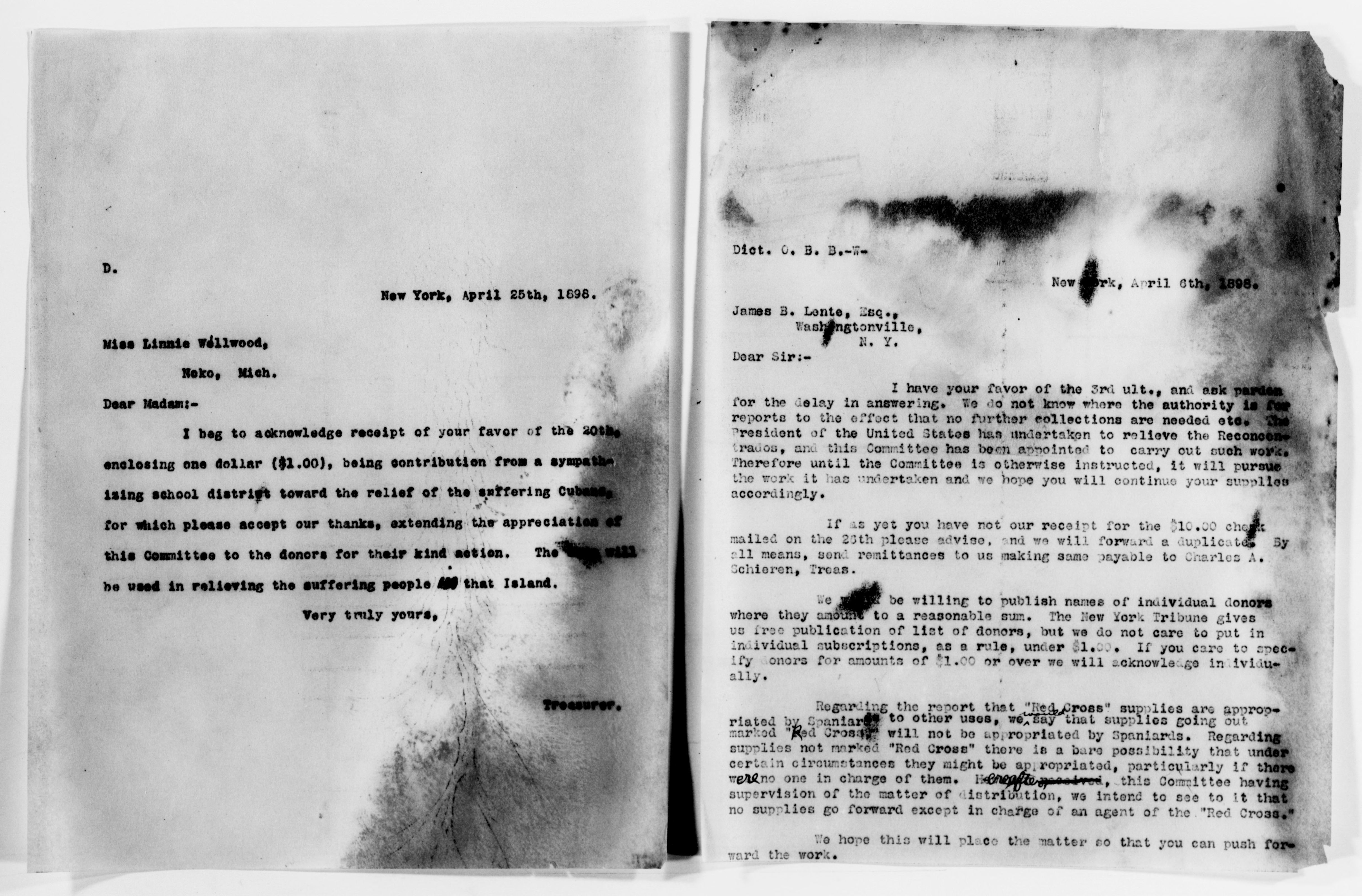 Scanned image of the current content page