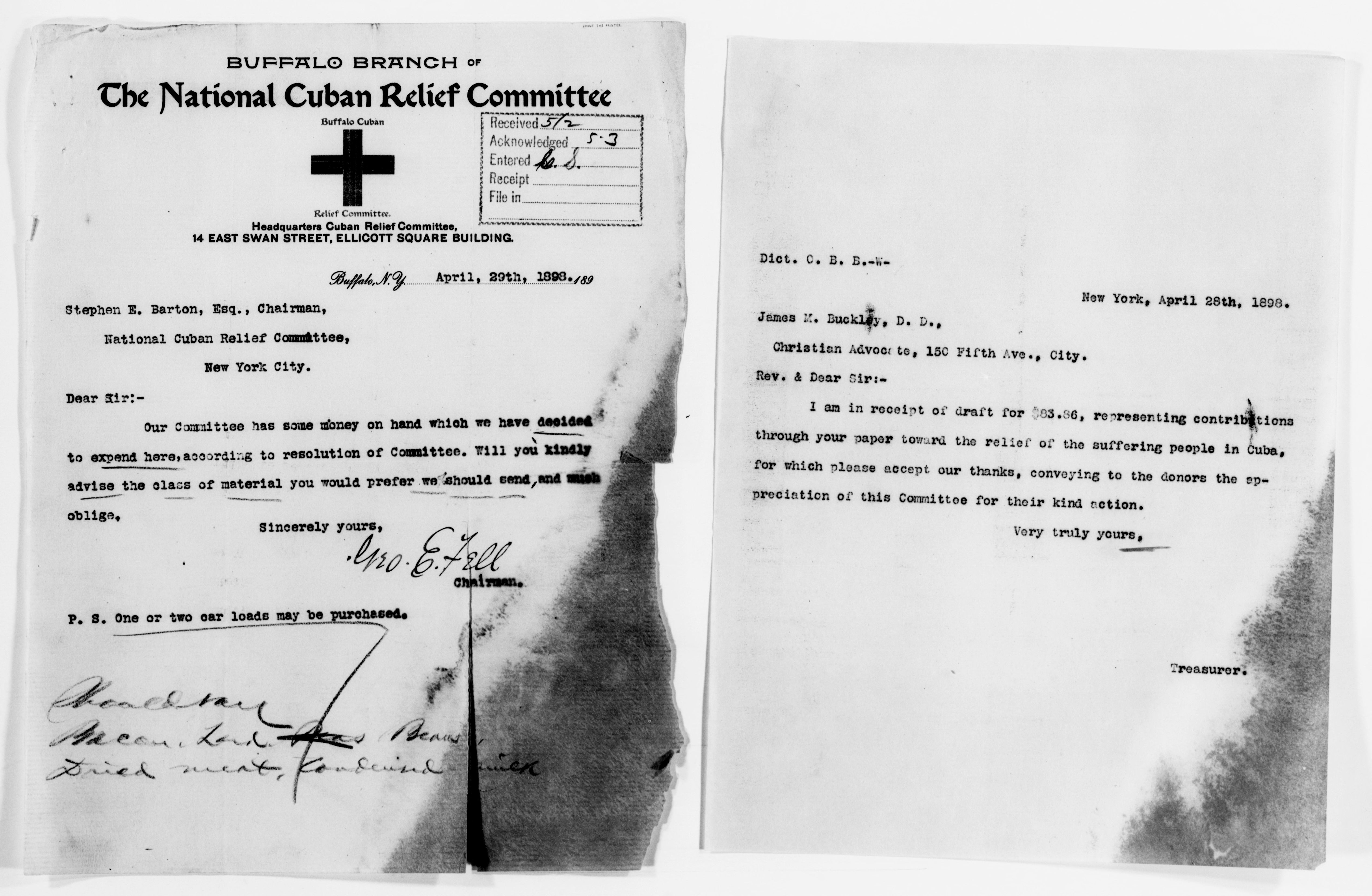 Scanned image of the current content page