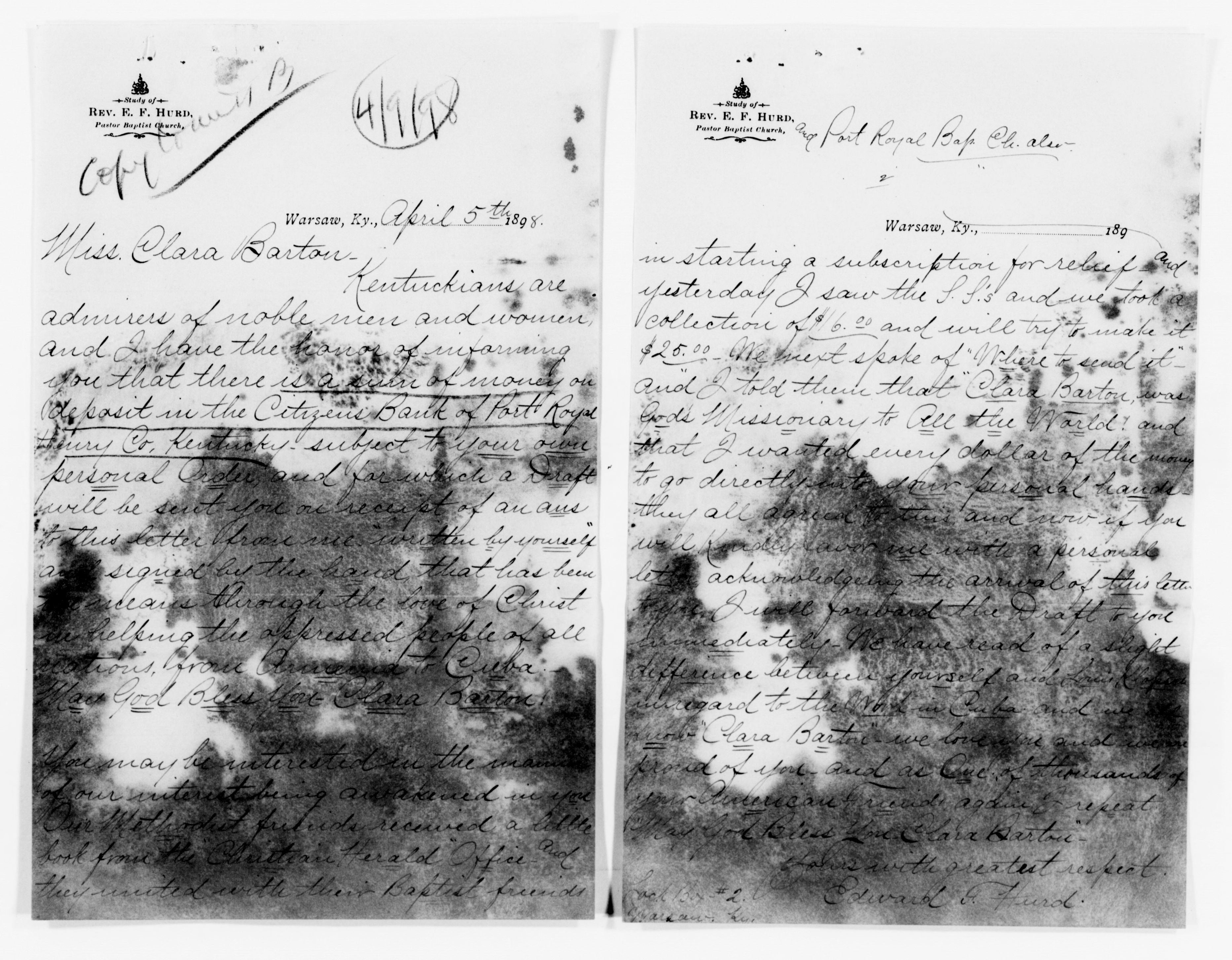 Scanned image of the current content page