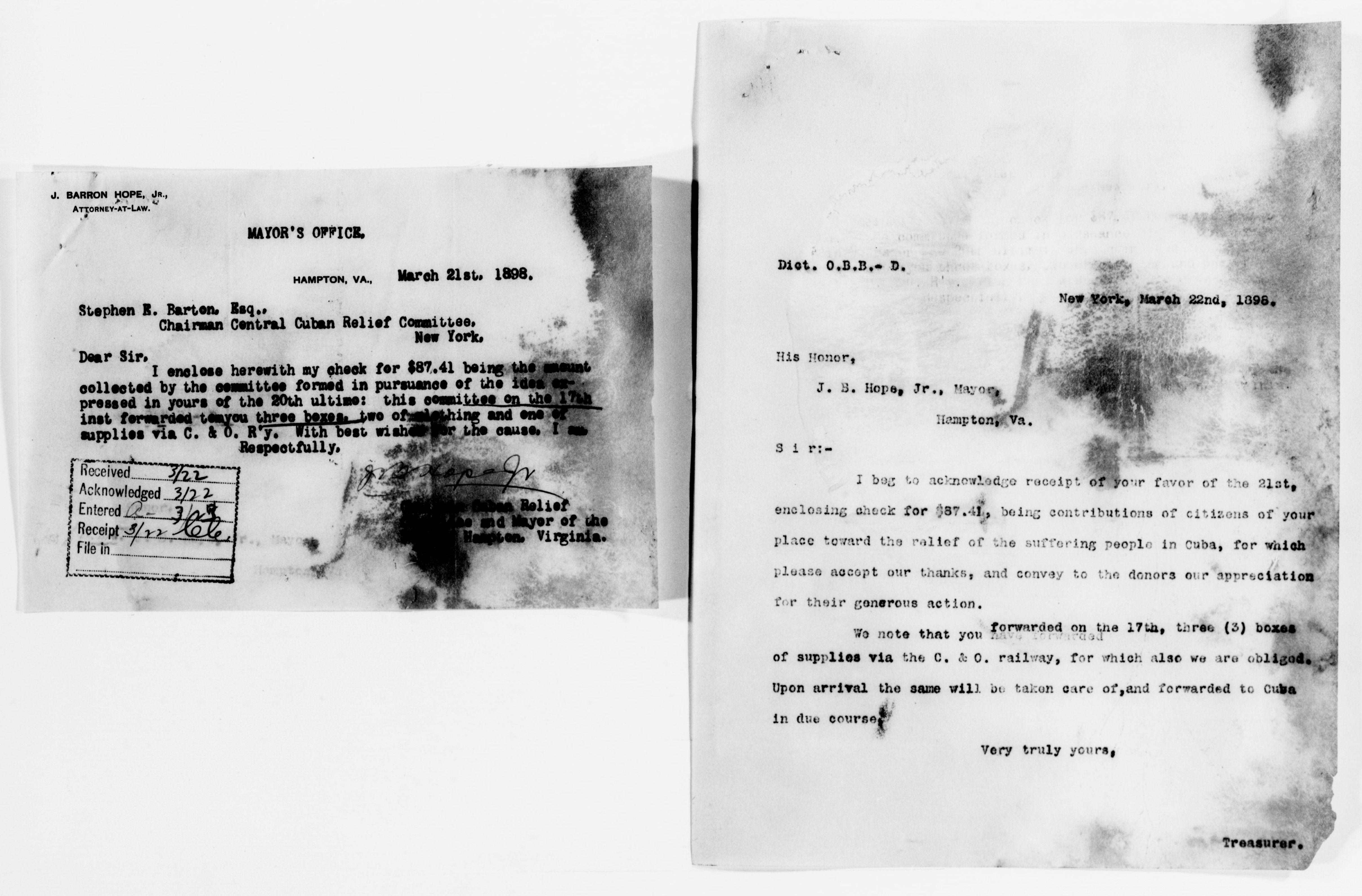 Scanned image of the current content page