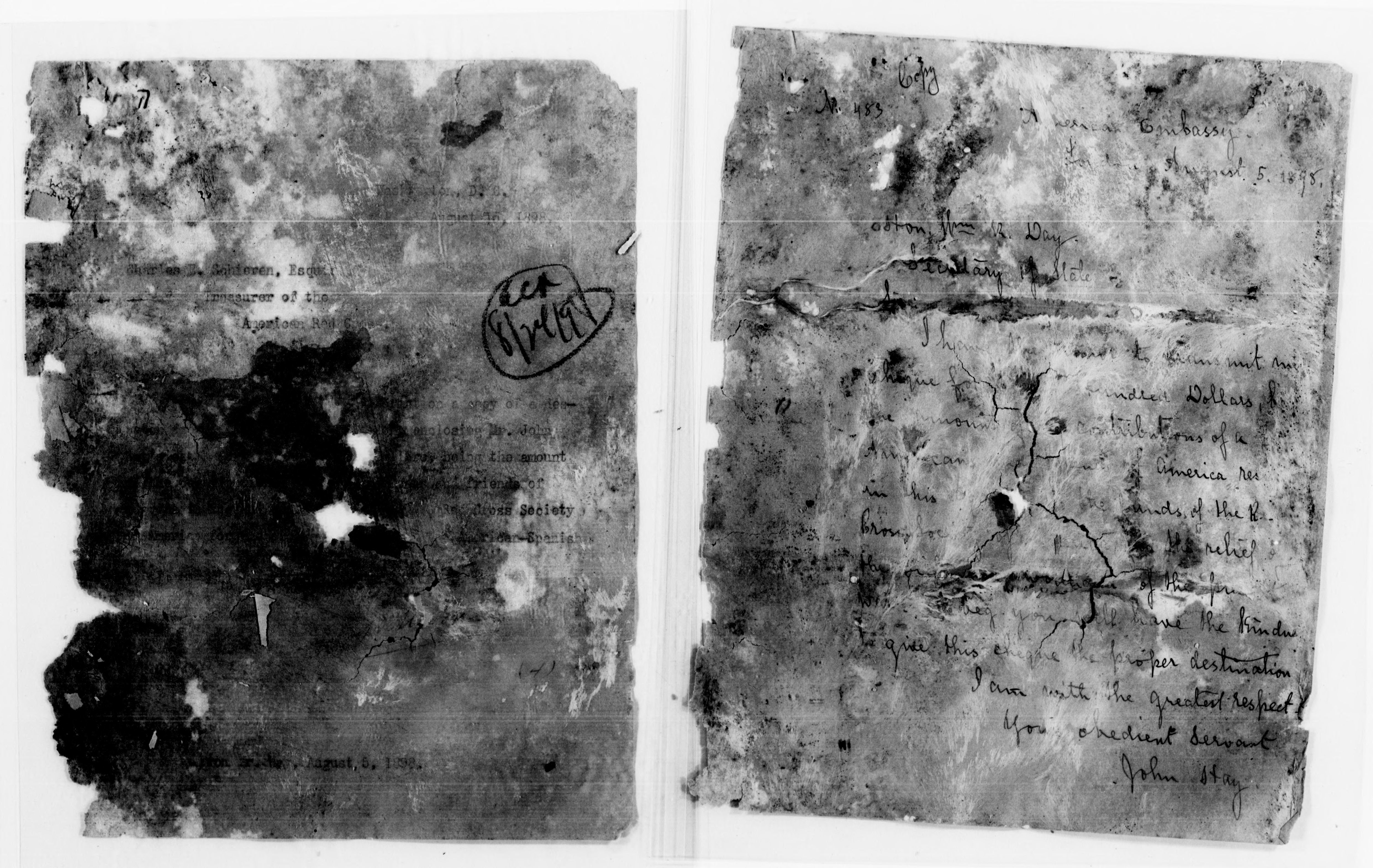 Scanned image of the current content page