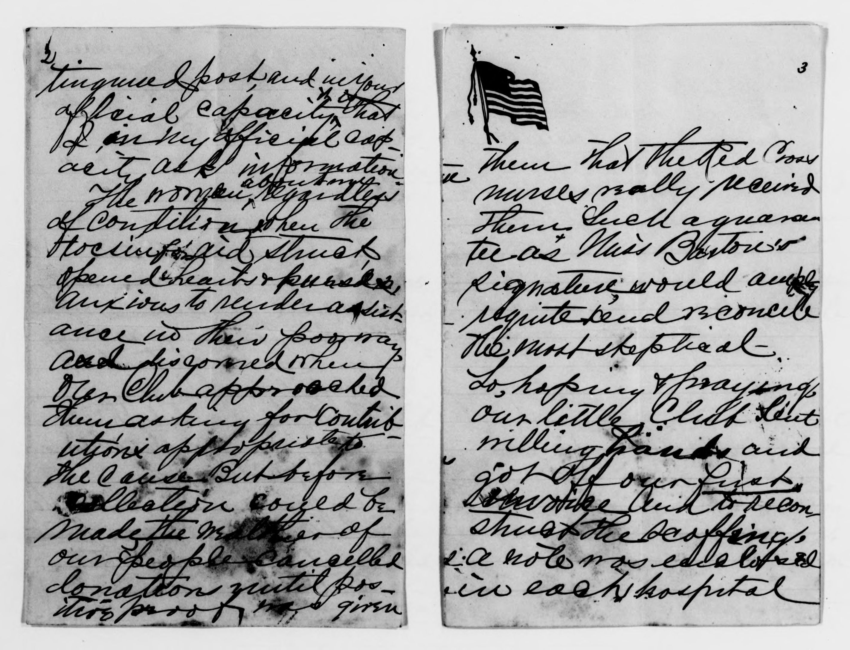 Scanned image of the current content page