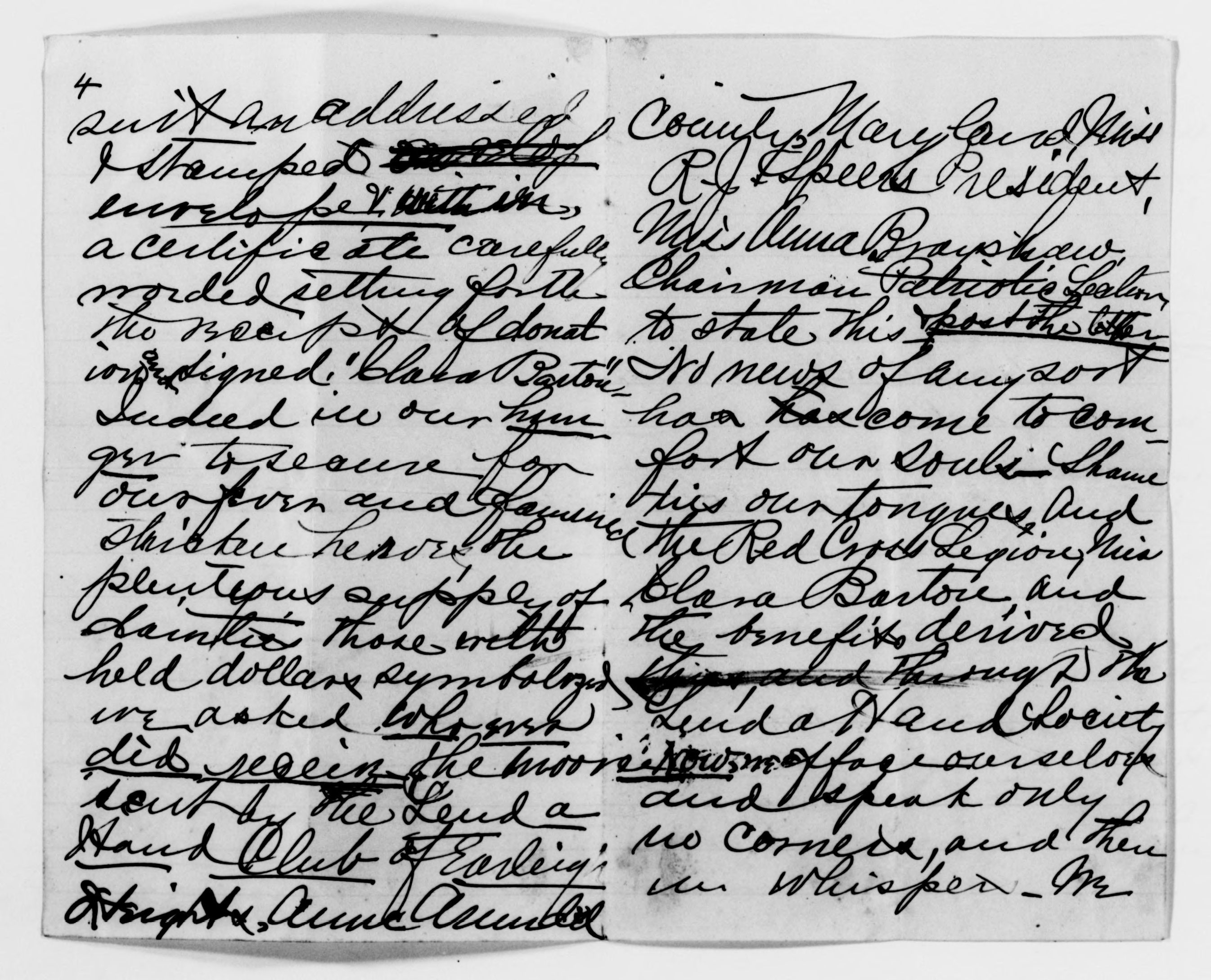 Scanned image of the current content page