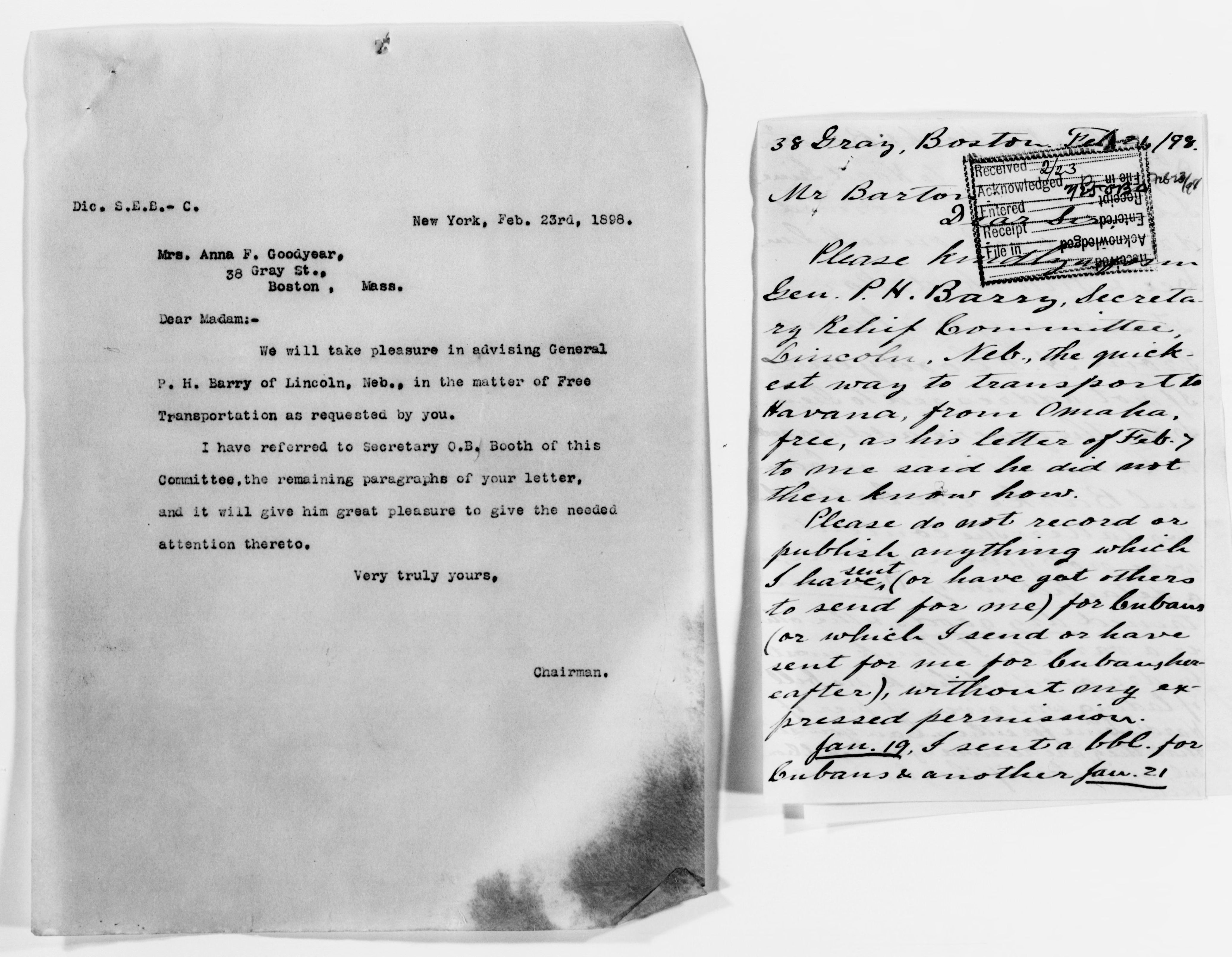Scanned image of the current content page
