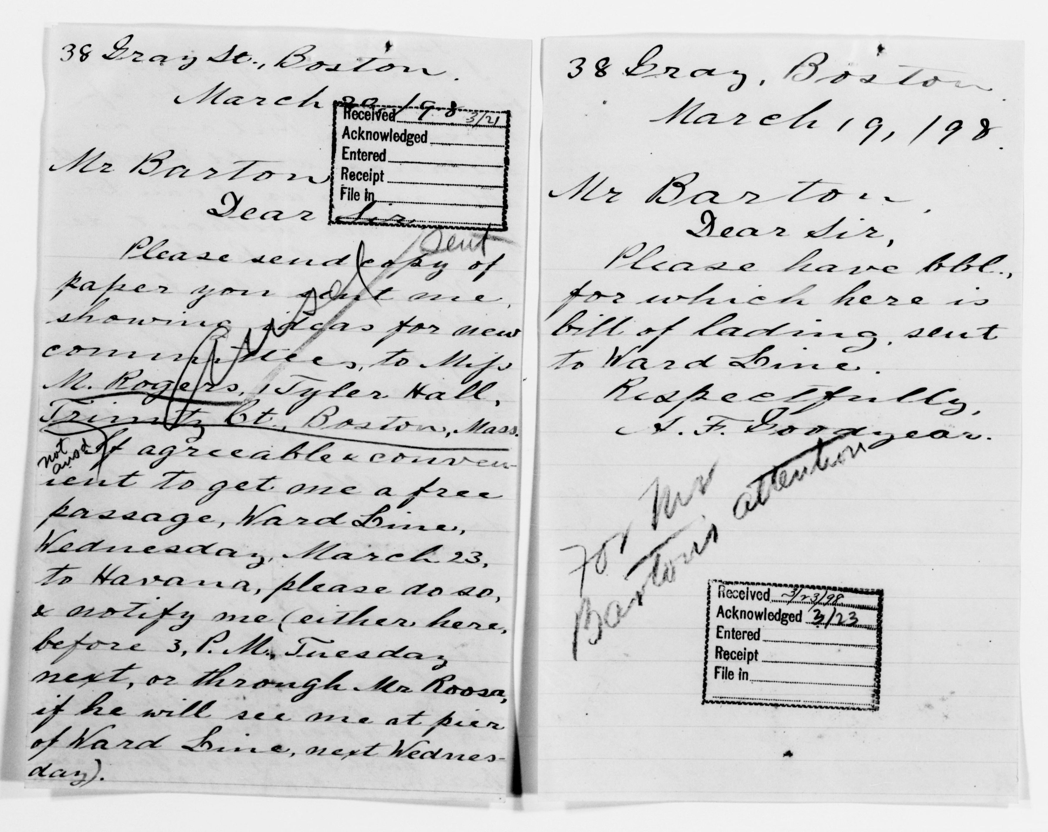 Scanned image of the current content page