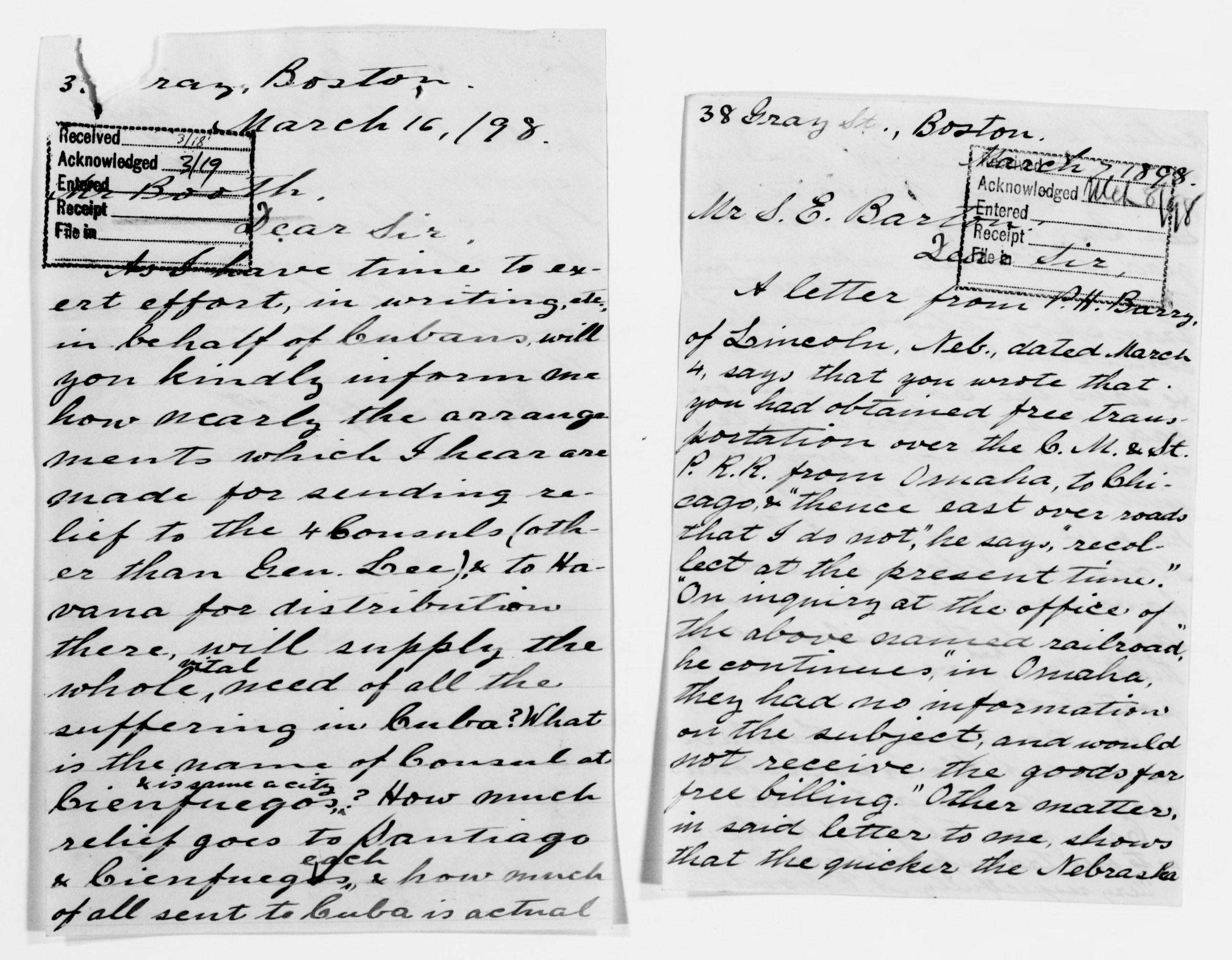 Scanned image of the current content page