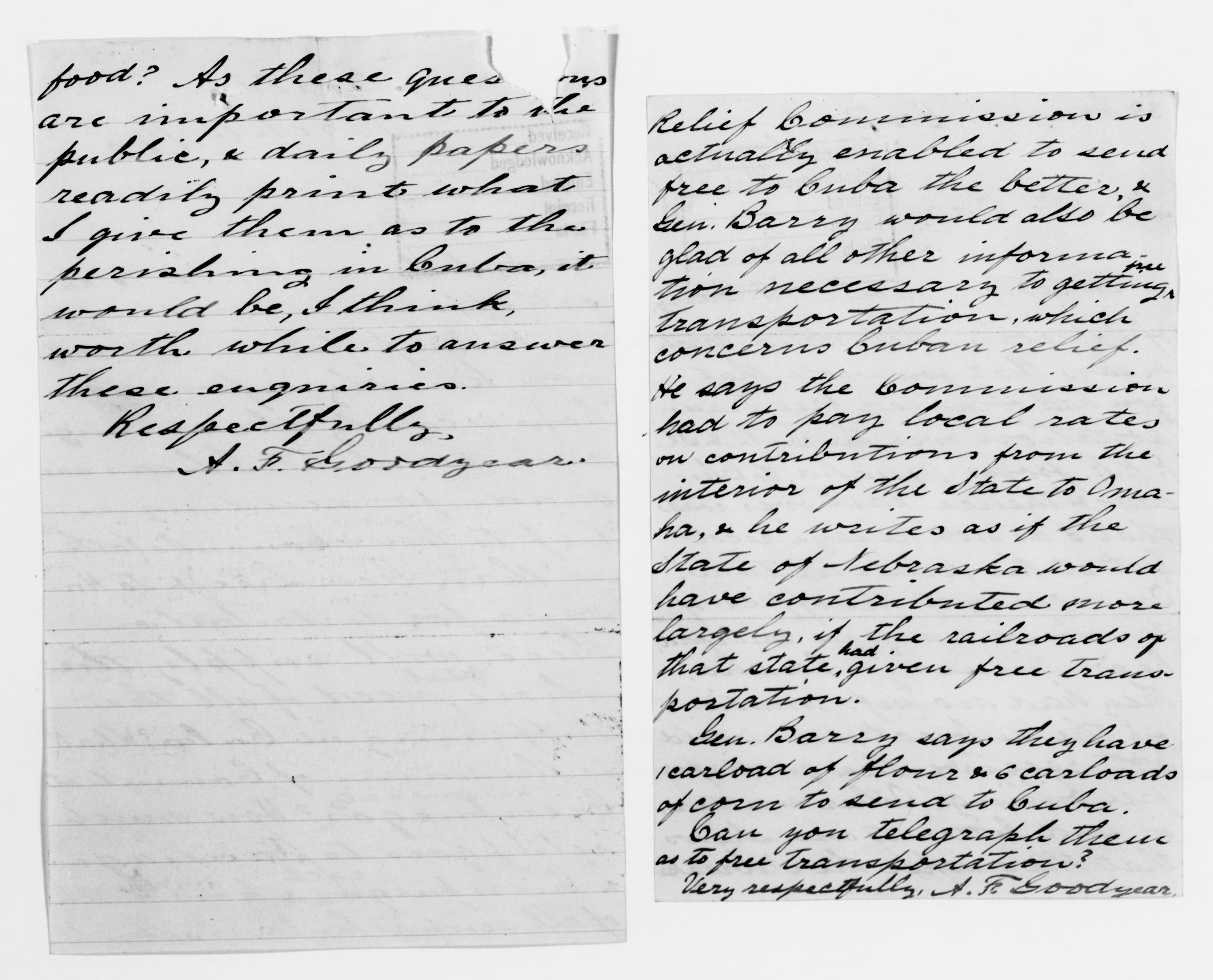 Scanned image of the current content page