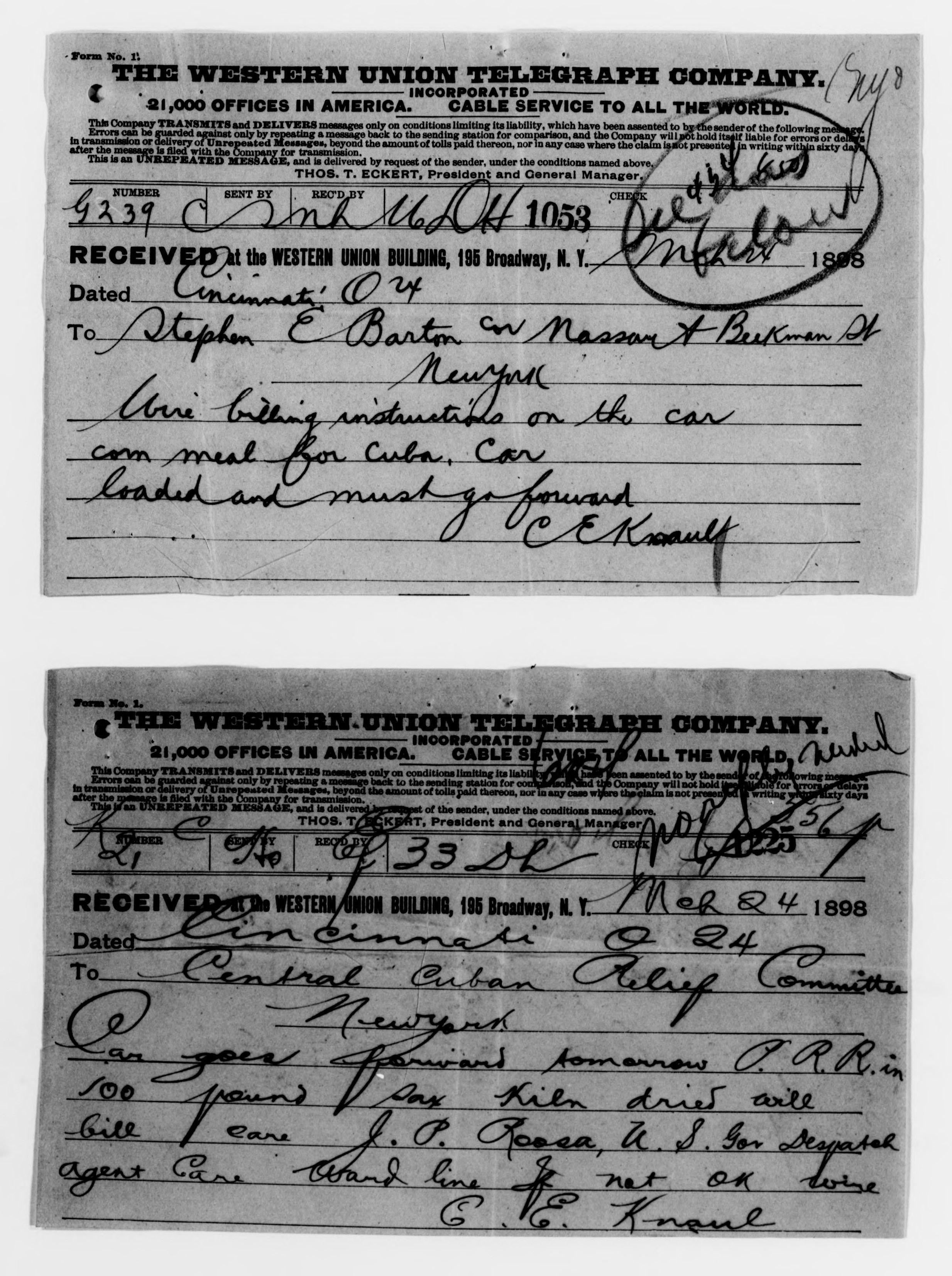 Scanned image of the current content page