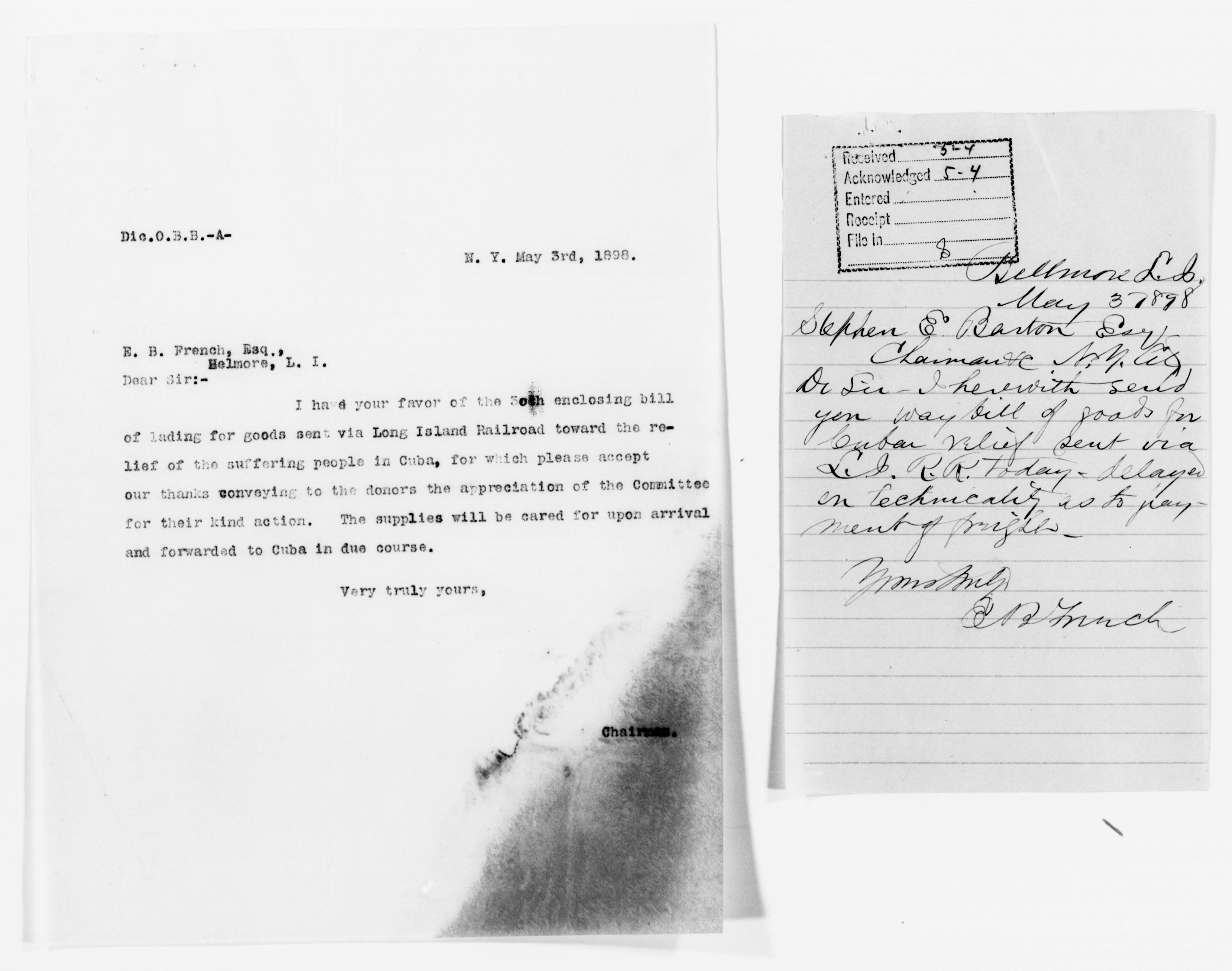 Scanned image of the current content page