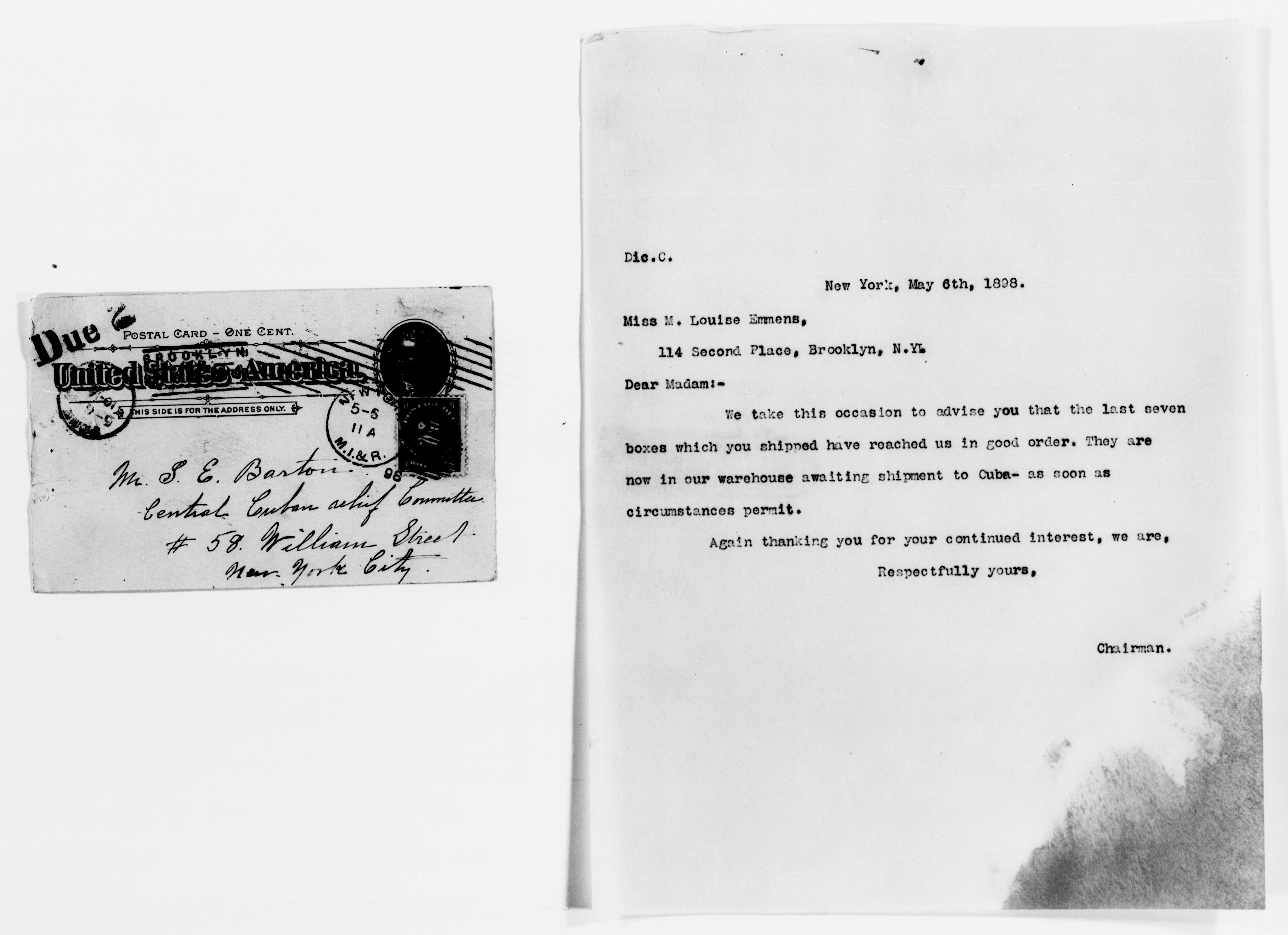 Scanned image of the current content page