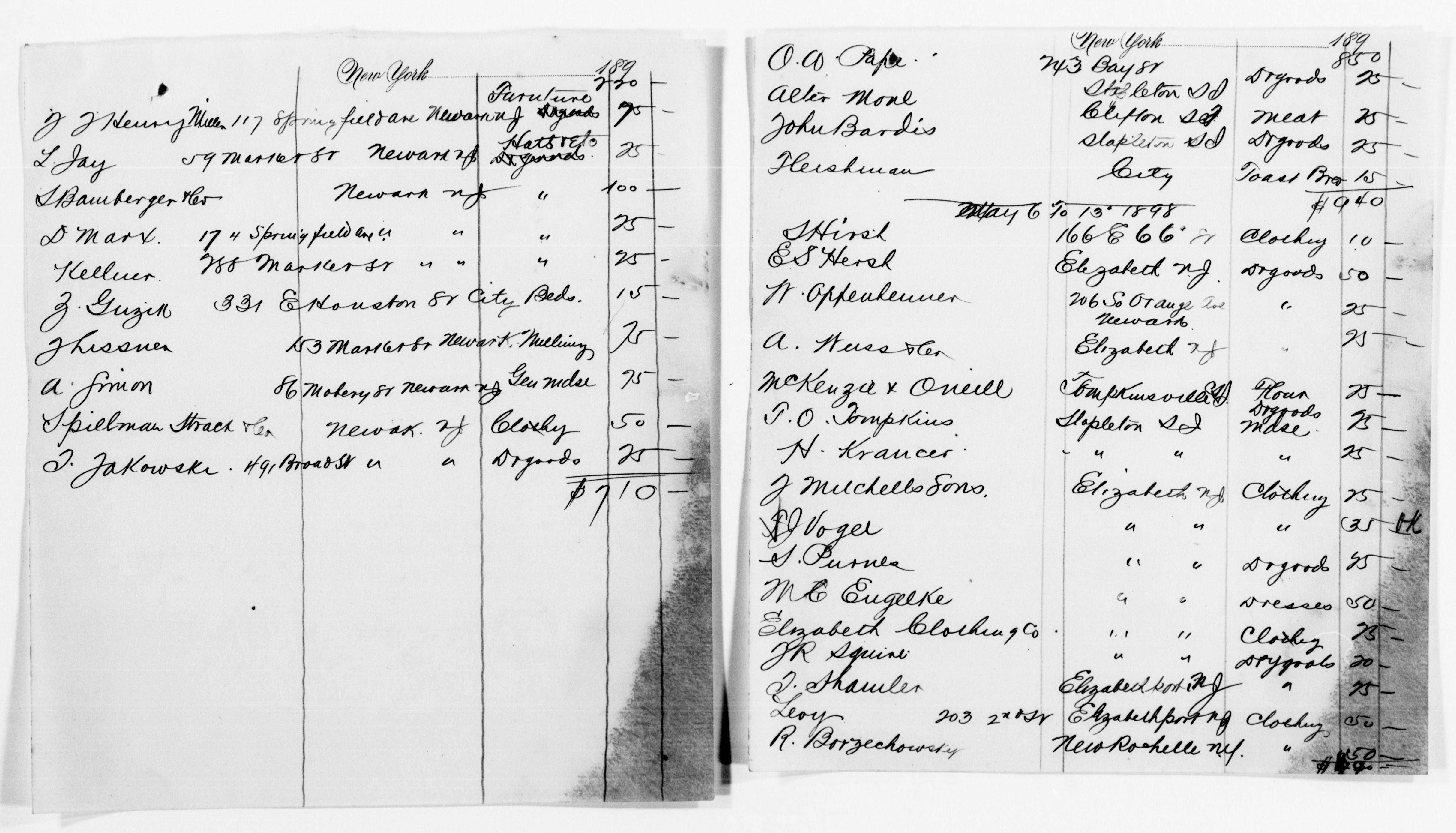 Scanned image of the current content page