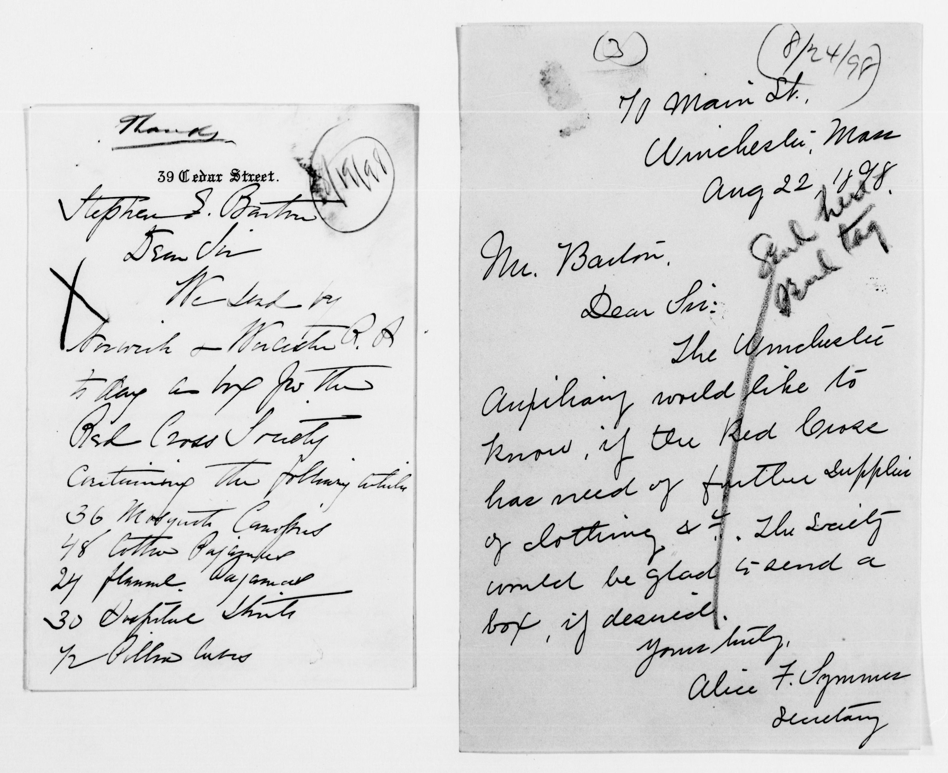 Scanned image of the current content page