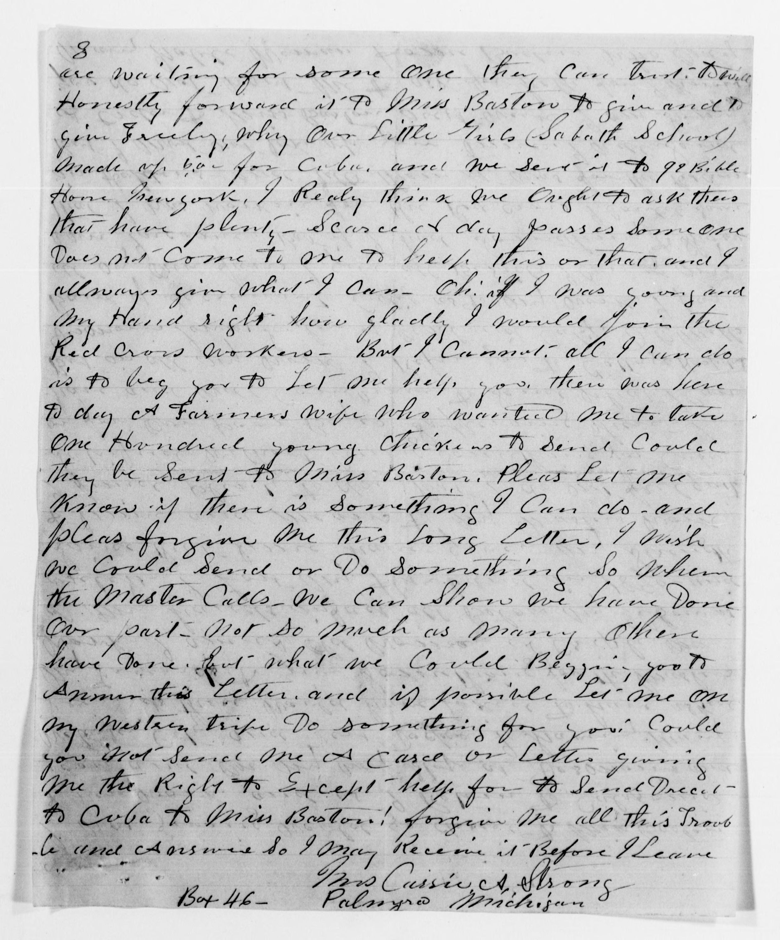 Scanned image of the current content page