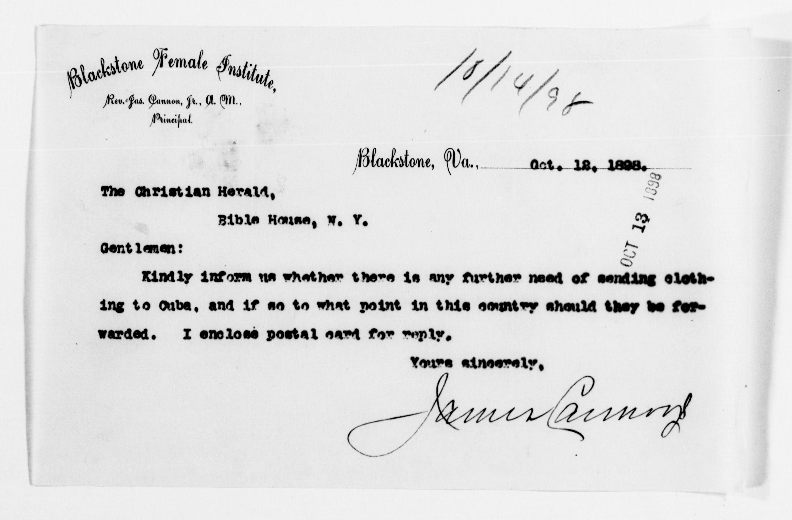 Scanned image of the current content page