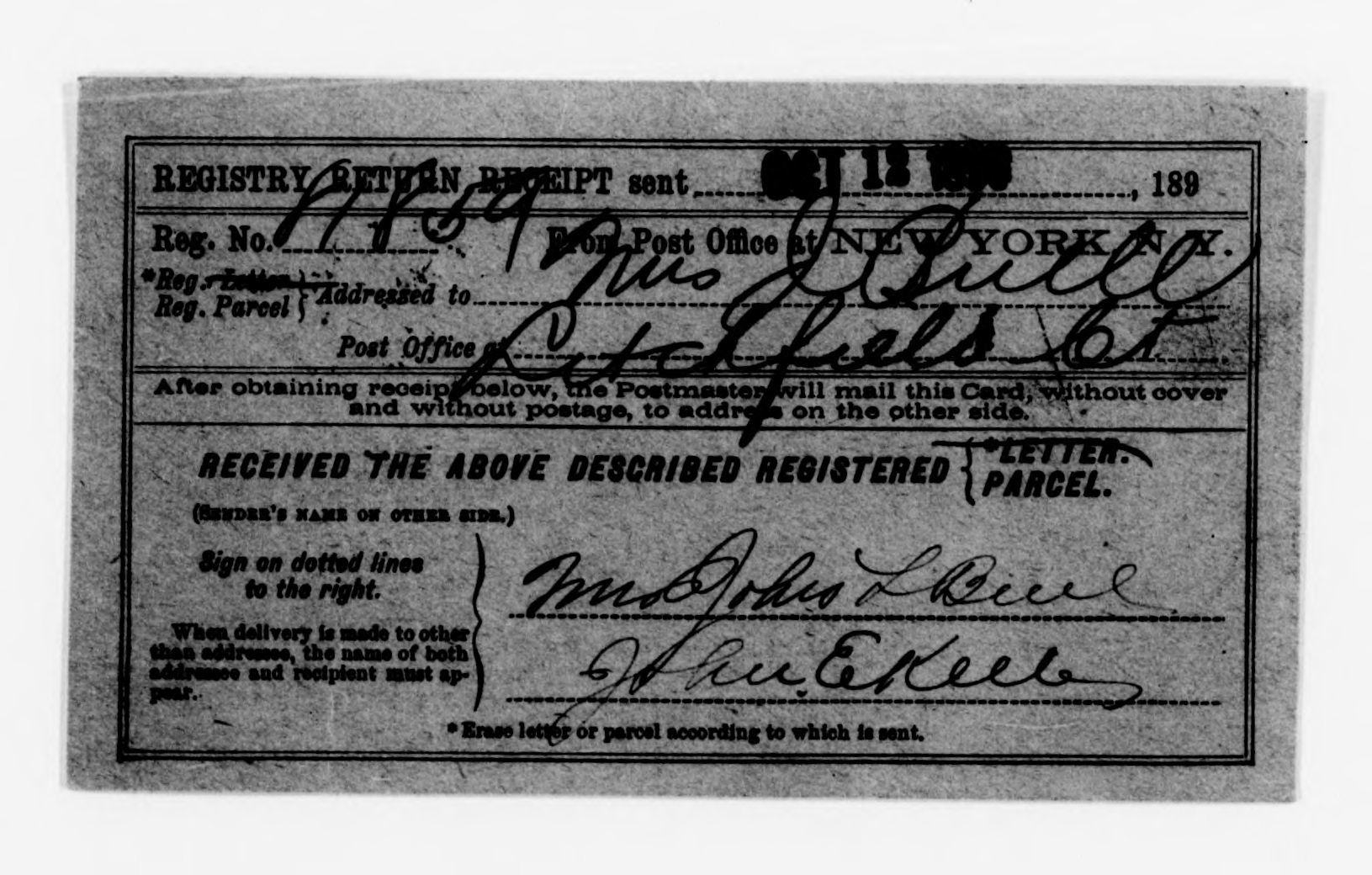 Scanned image of the current content page