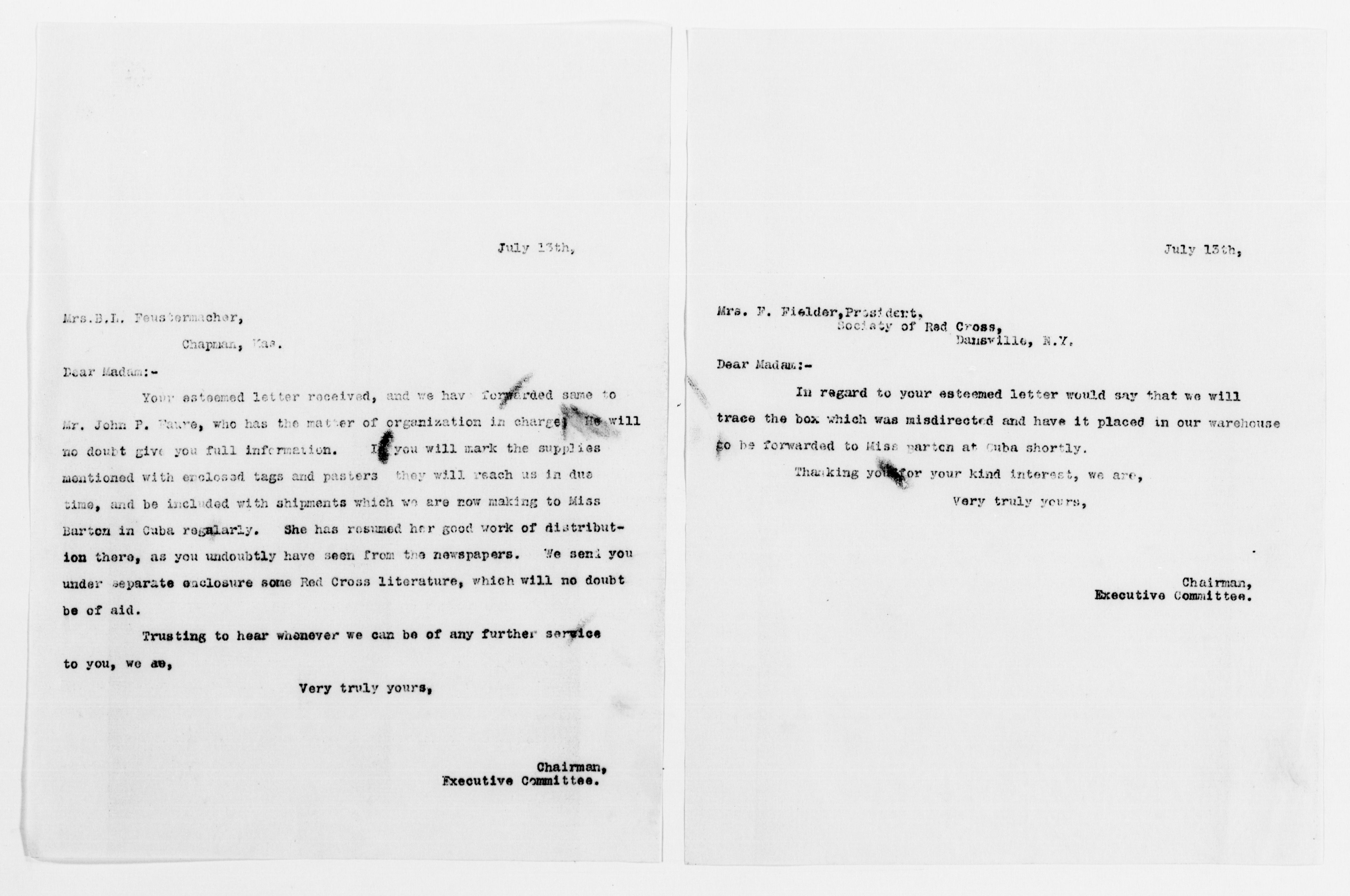 Scanned image of the current content page