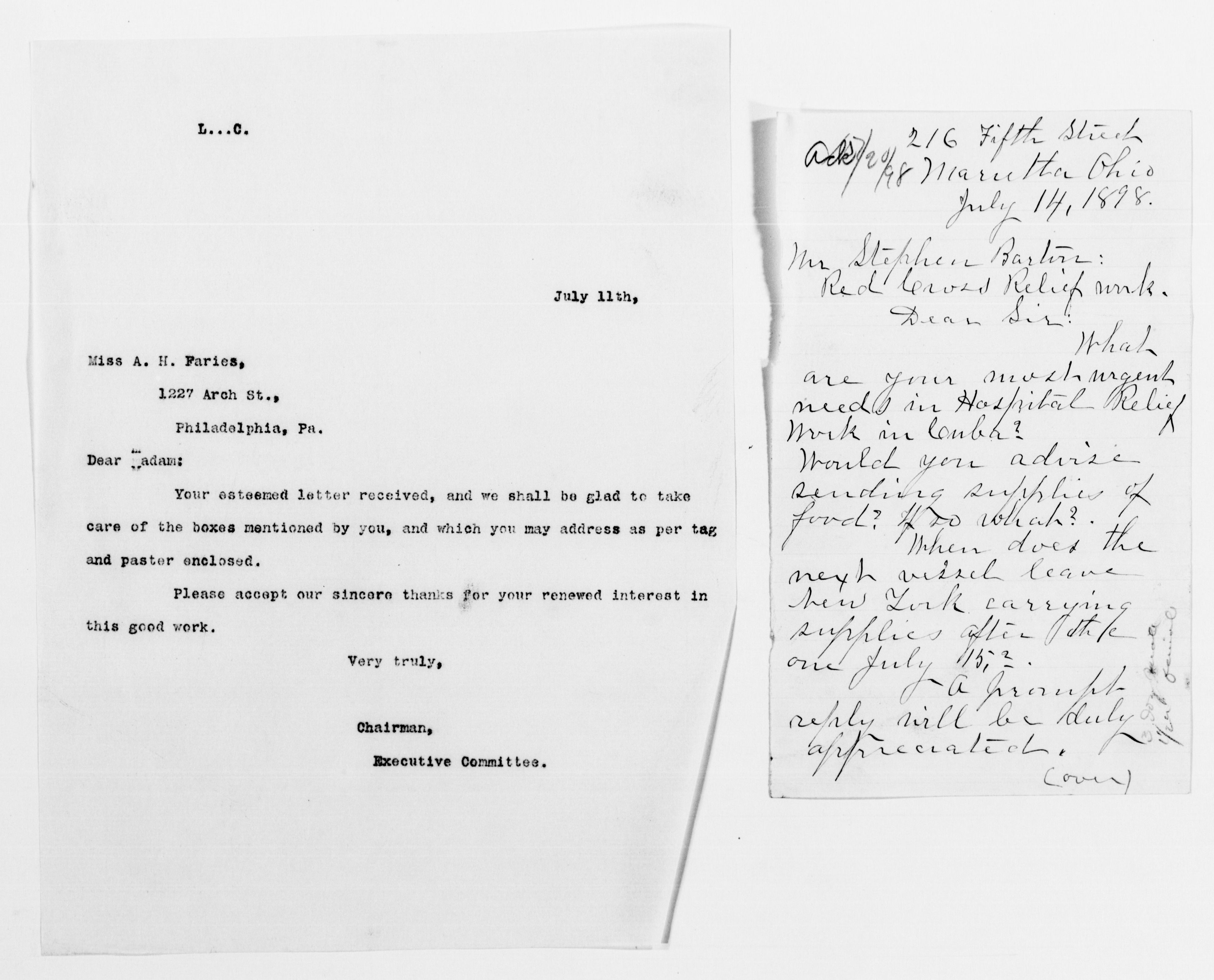 Scanned image of the current content page