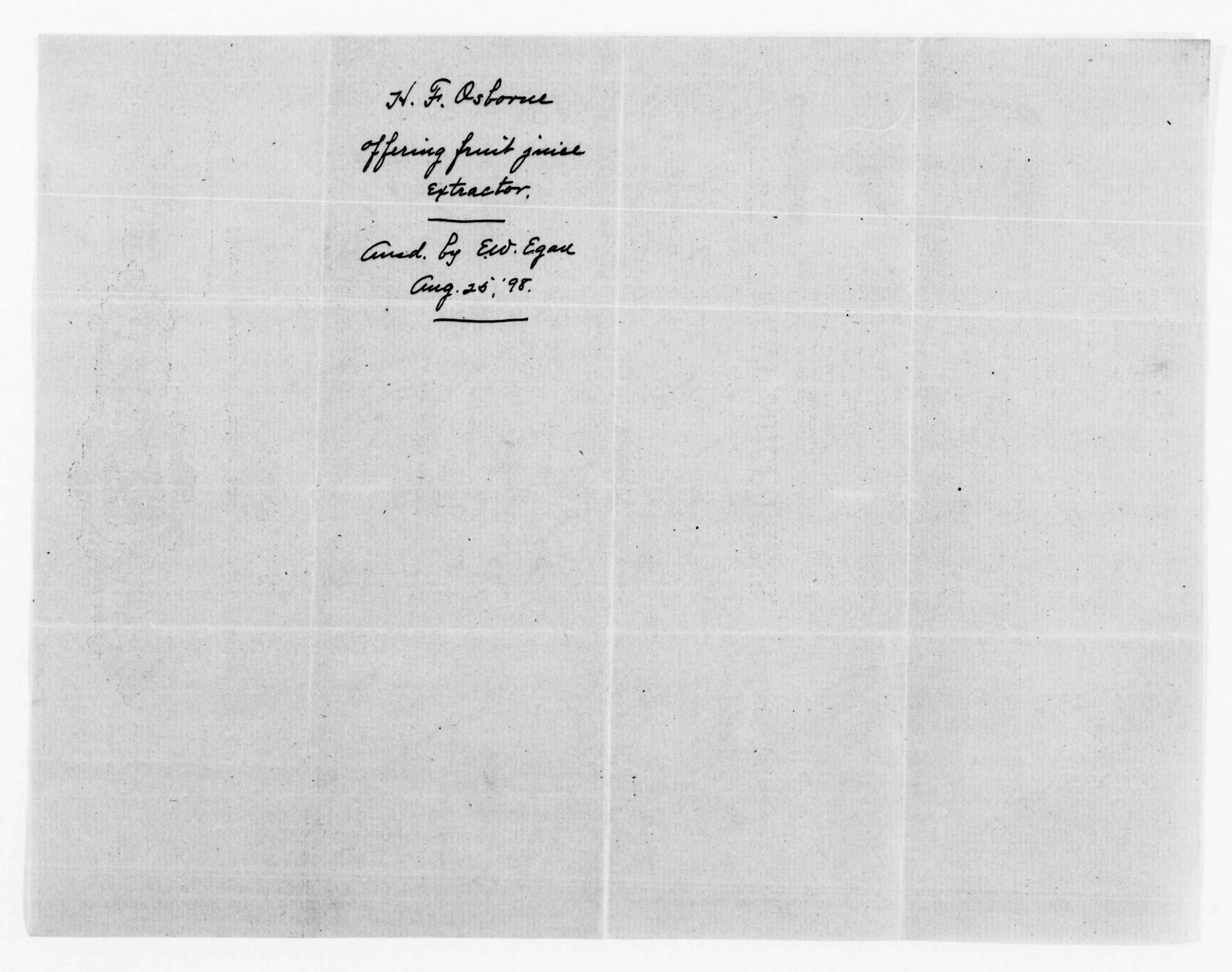 Scanned image of the current content page