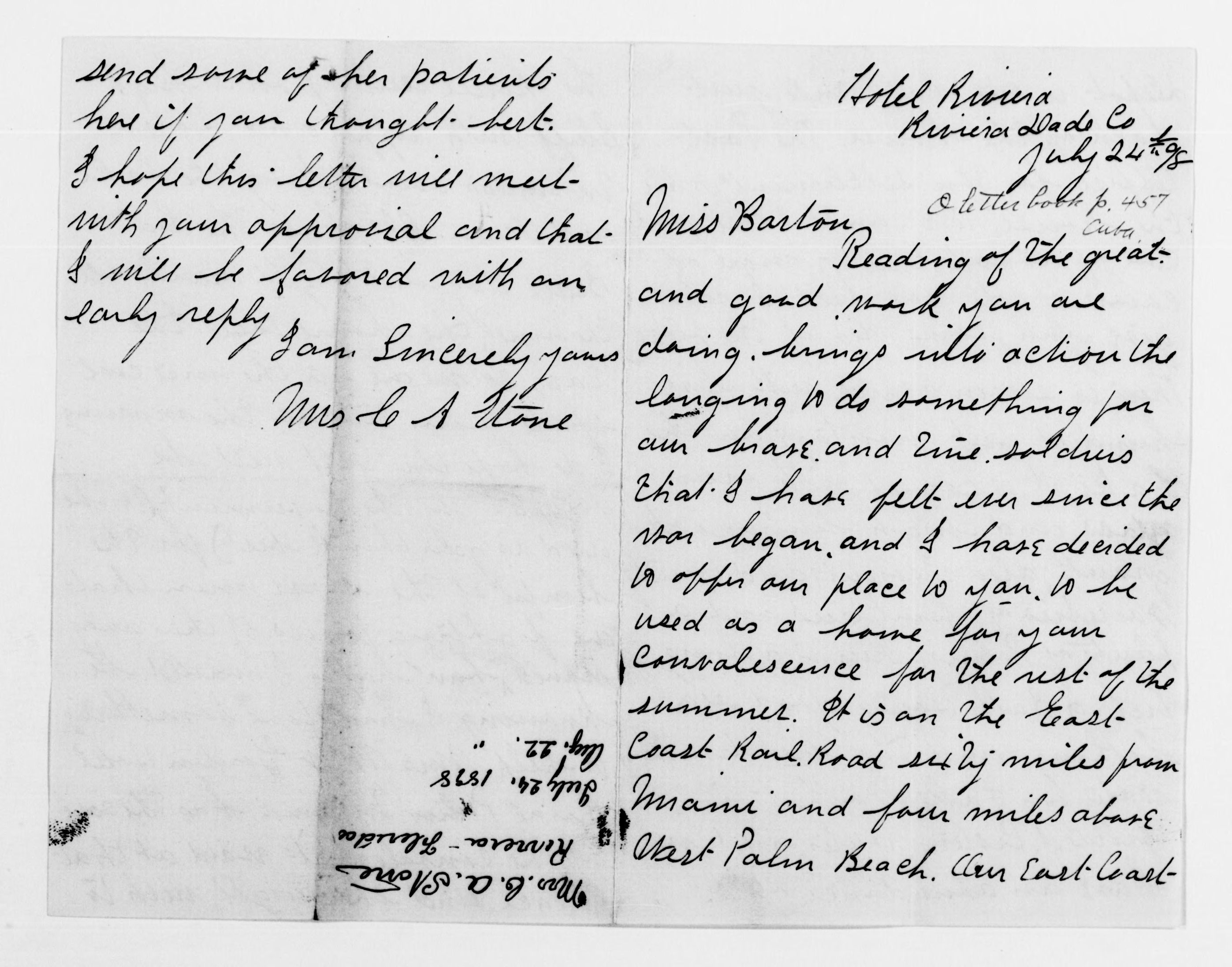 Scanned image of the current content page