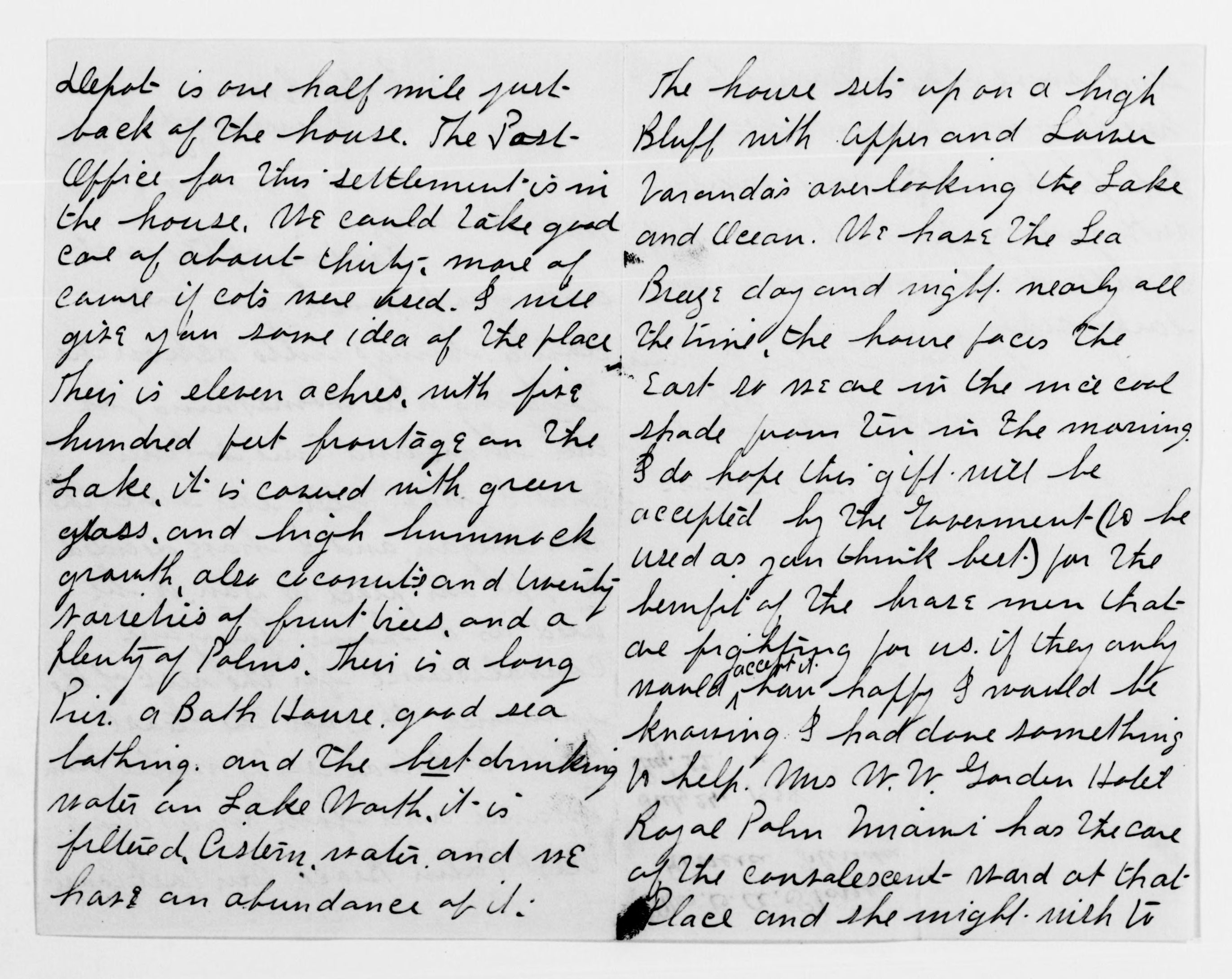 Scanned image of the current content page