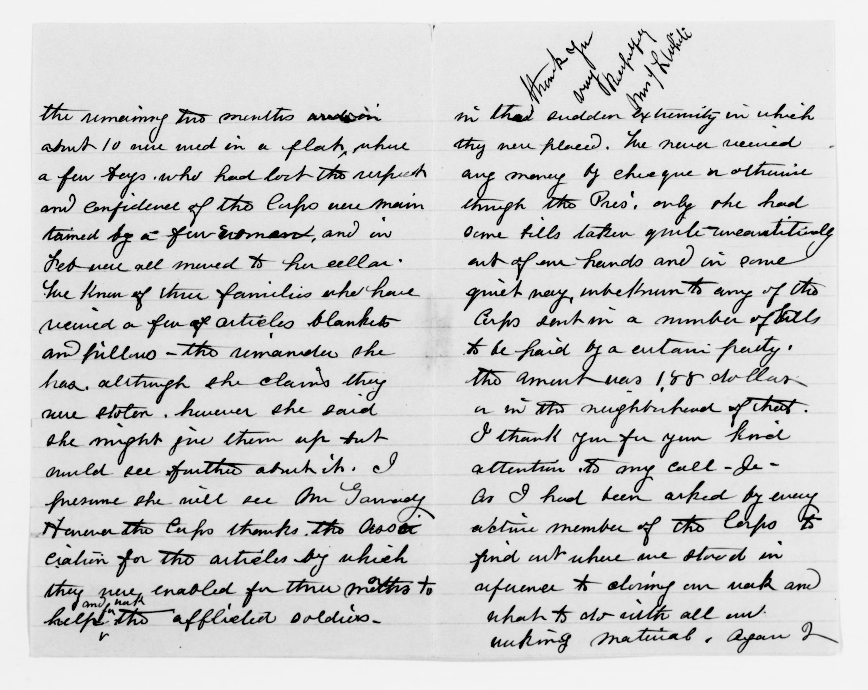 Scanned image of the current content page