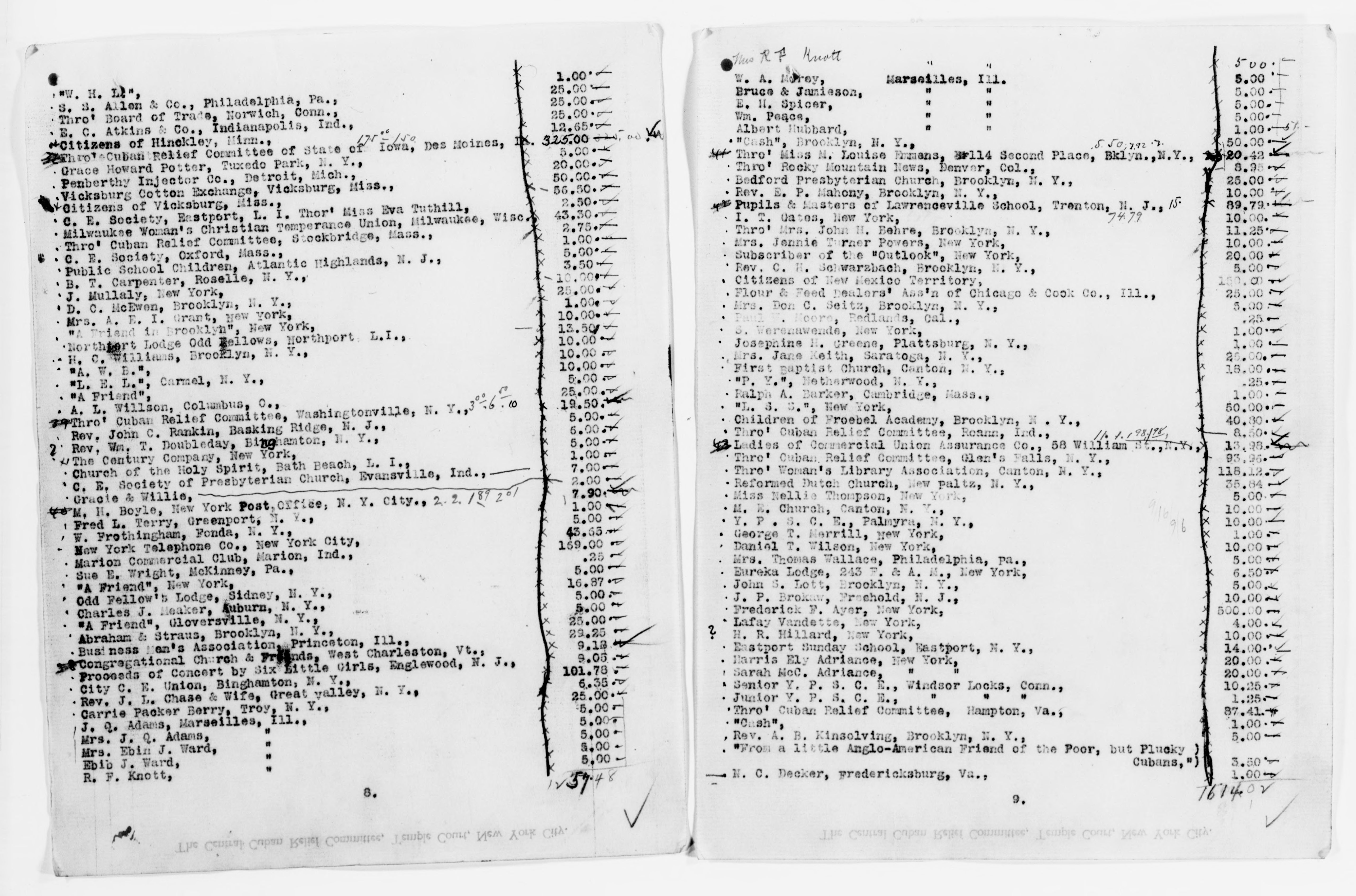 Scanned image of the current content page